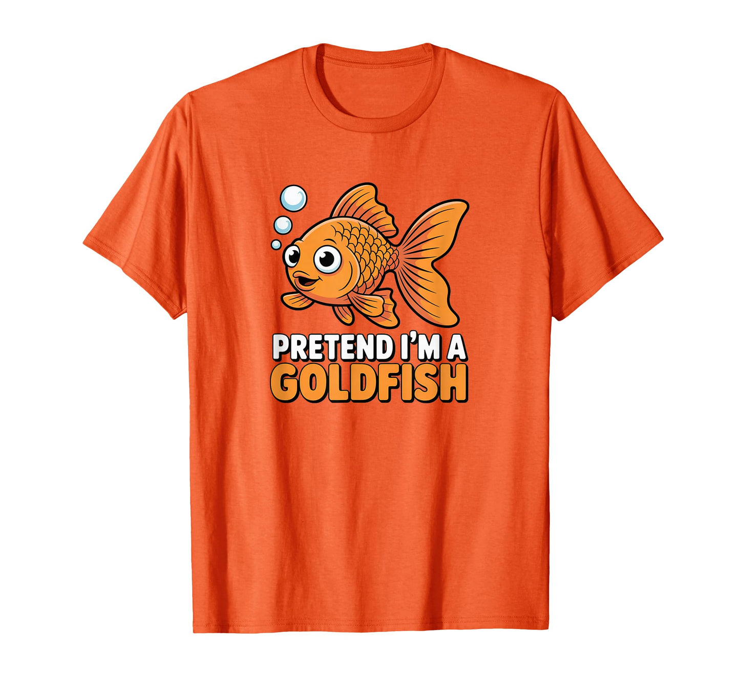 Pretend I'm a Goldfish, Halloween Costume Couples Matching T-Shirt
