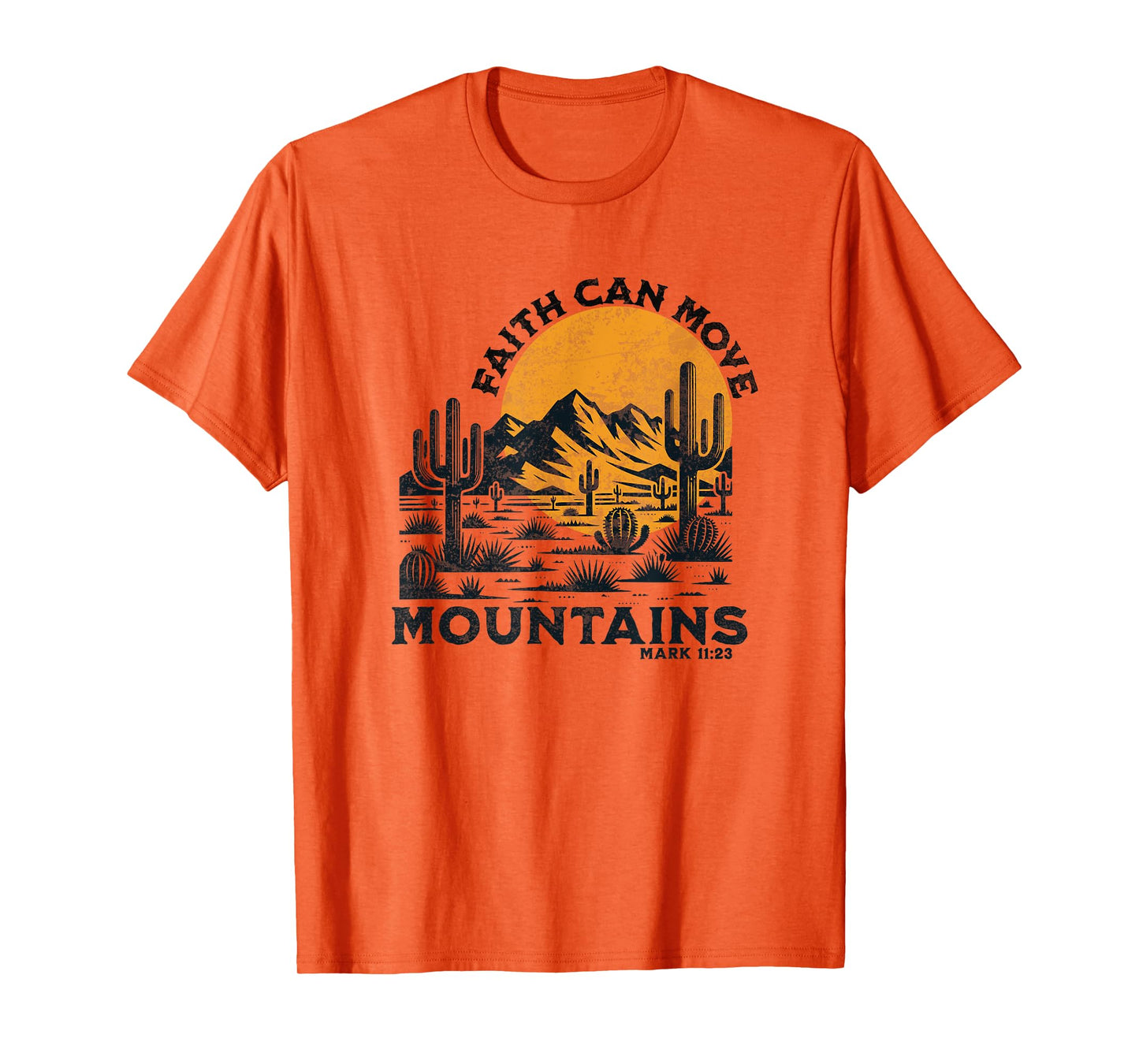Boho Christian Bible Verse Trendy Cactus Desert Jesus Faith T-Shirt
