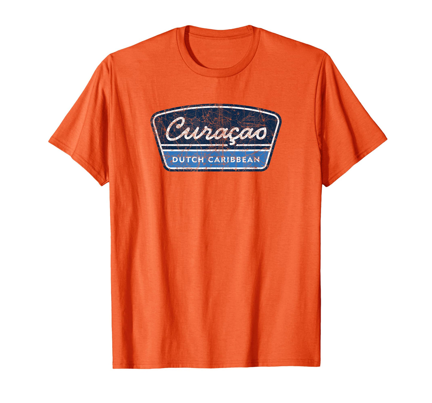 Vintage Curacao Dutch Caribbean Souvenir Mens Womens Retro T-Shirt