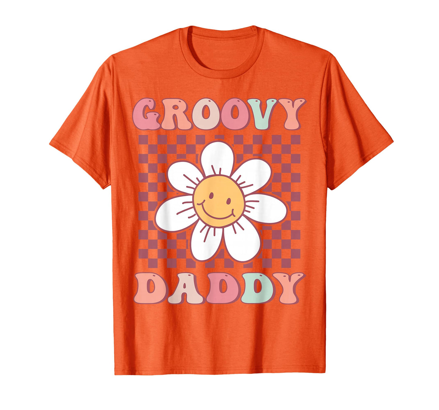 Groovy Daddy Matching Family Birthday Party Daisy Flower T-Shirt