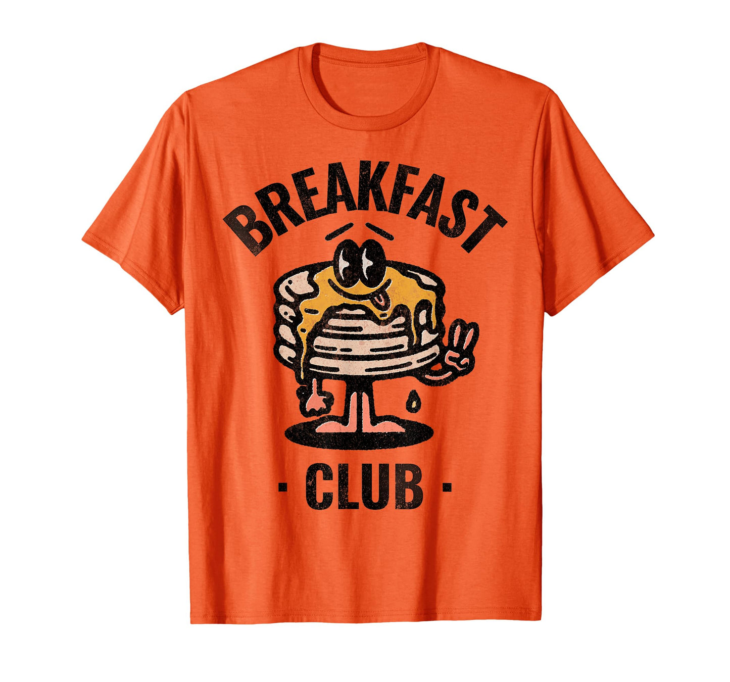 Breakfast Club Retro Vintage Pancake Trendy Aesthetic Brunch T-Shirt