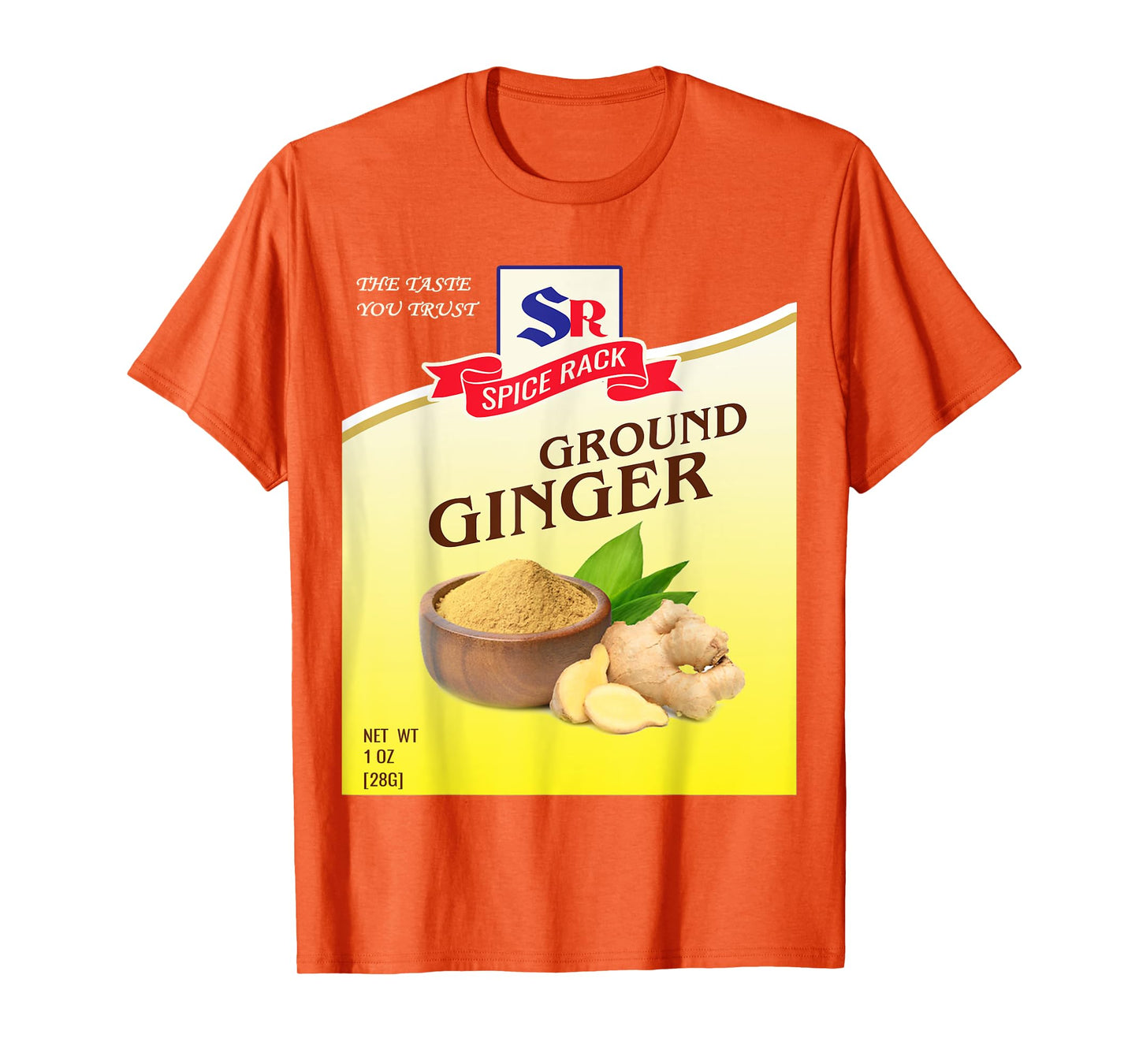 Ground Ginger Halloween Costume Unique Fun Foodie T-Shirt