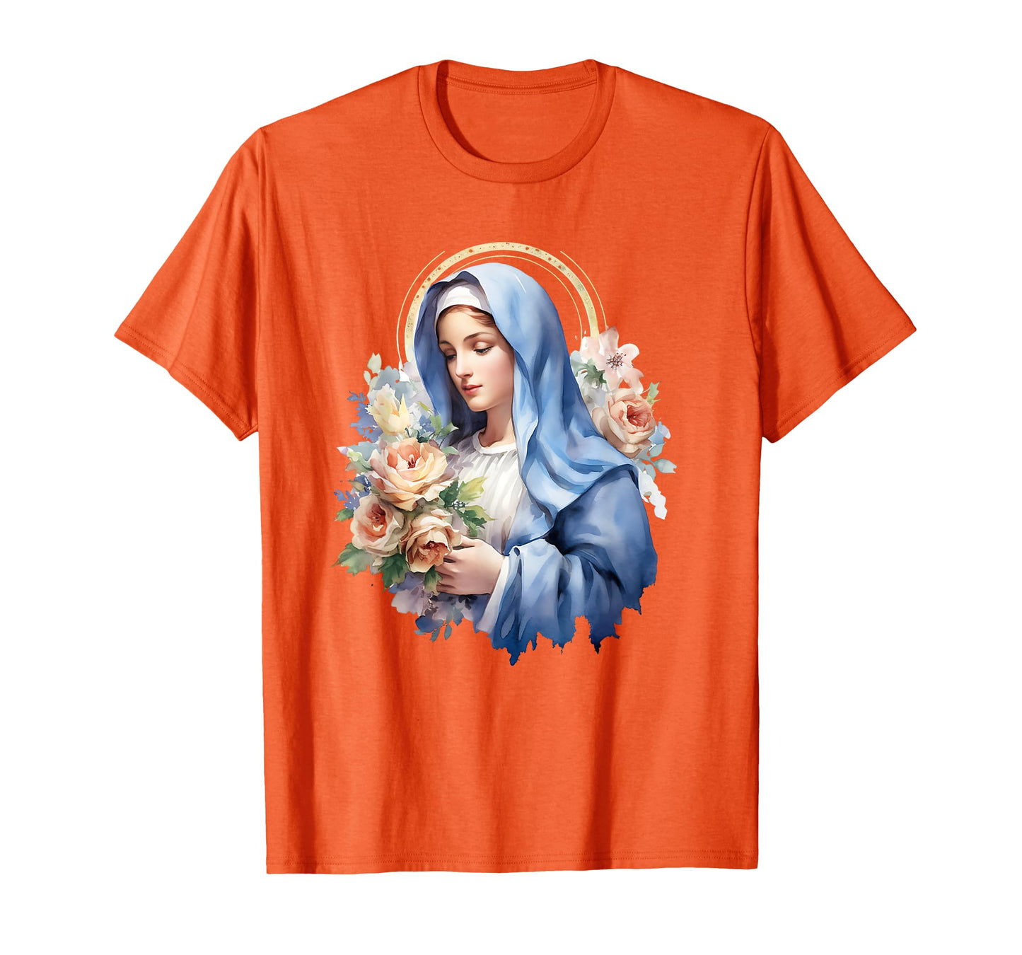 Virgen Mary La Virgen De Guadalupe Rosa for Men Woman T-Shirt