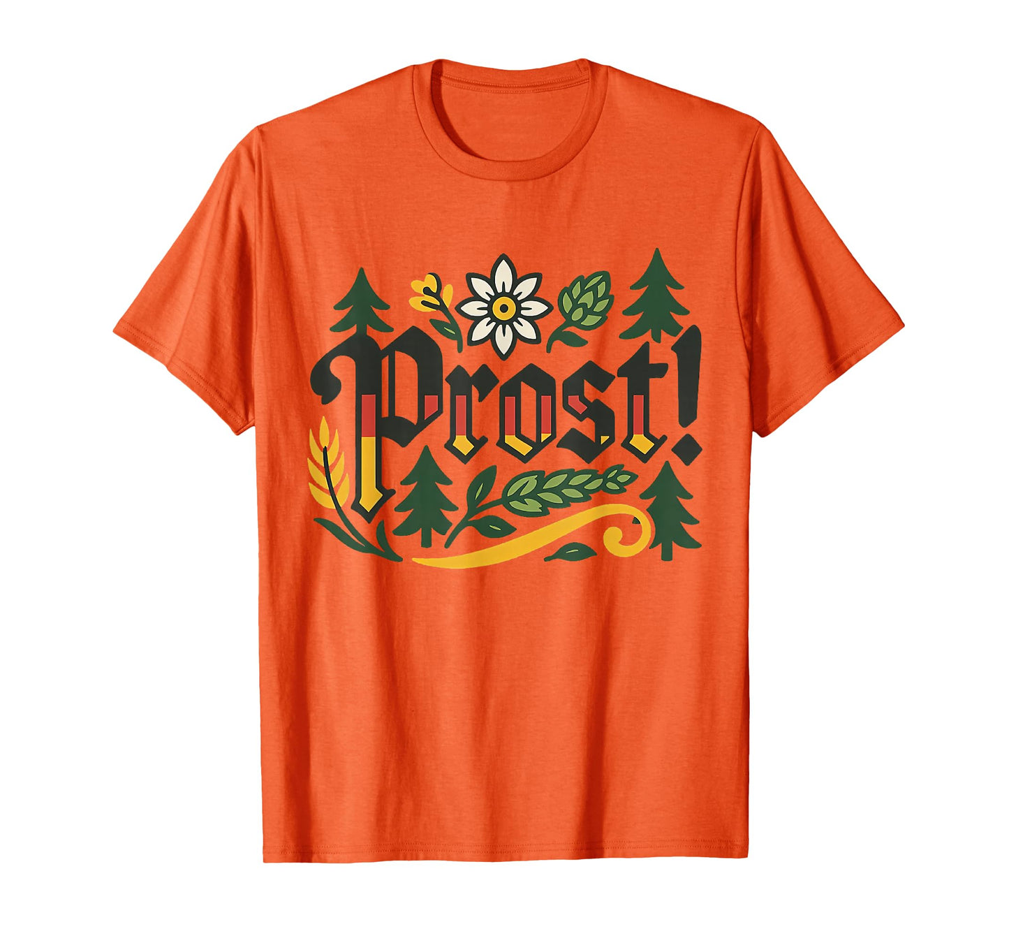 Funny Oktoberfest Drinking Vintage German Prost Men Women T-Shirt