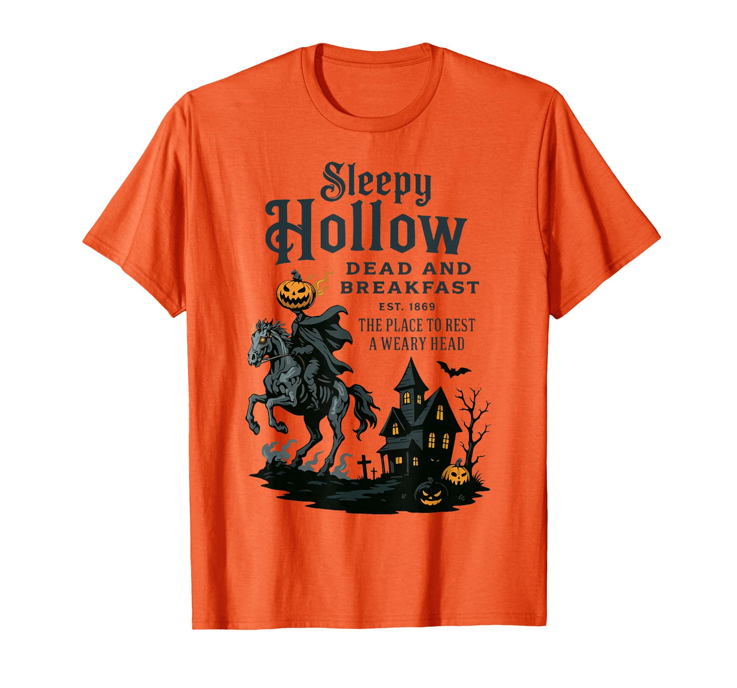 Horseman Halloween Sleepy Hollow Vintage Headless T-Shirt