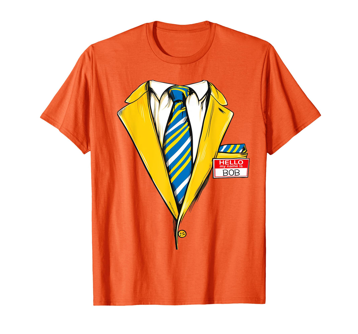 Yellow Bob Funny Halloween Costume Zombie Tuxedo Suit Tux T-Shirt