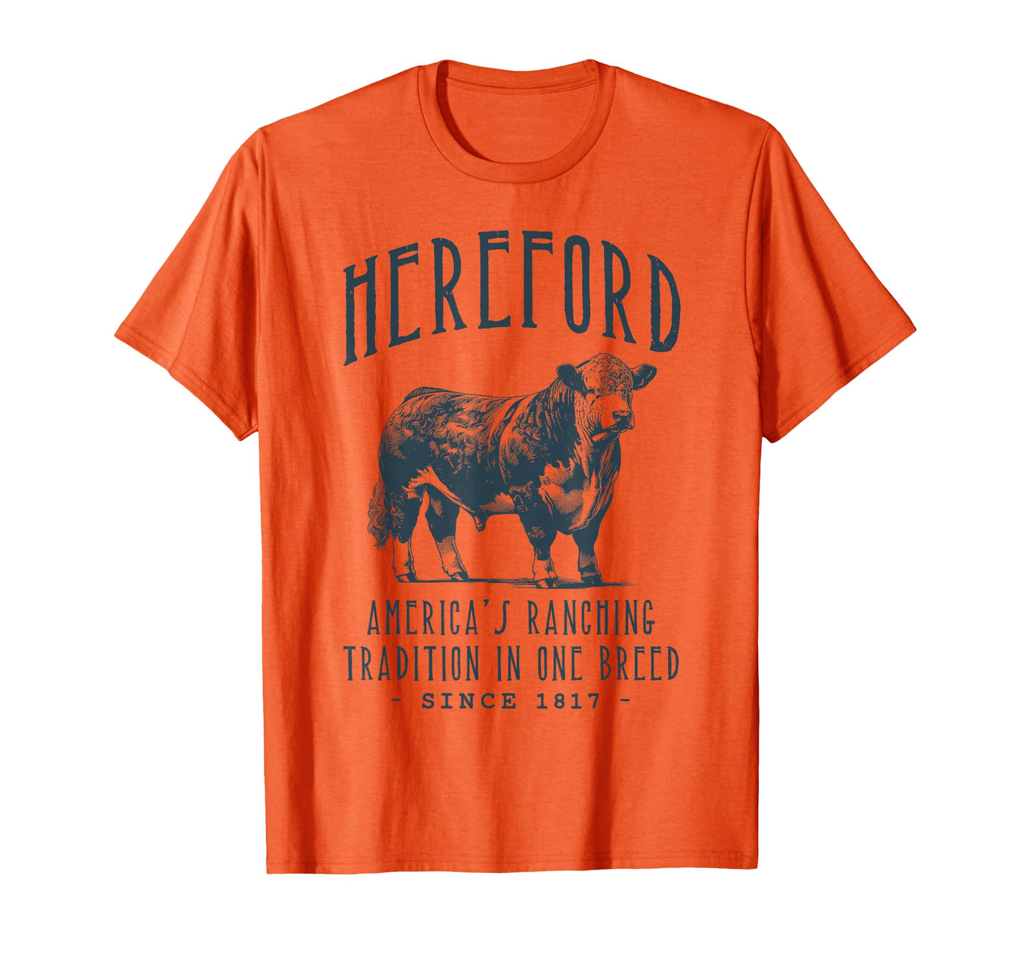 HEREFORD CATTLE VINTAGE LIVESTOCK DESIGN T-Shirt