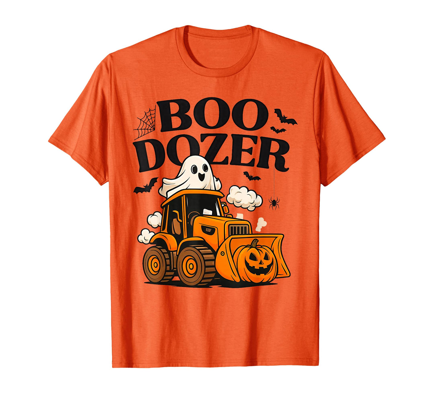 Boo Doze Funny Halloween Construction T-Shirt