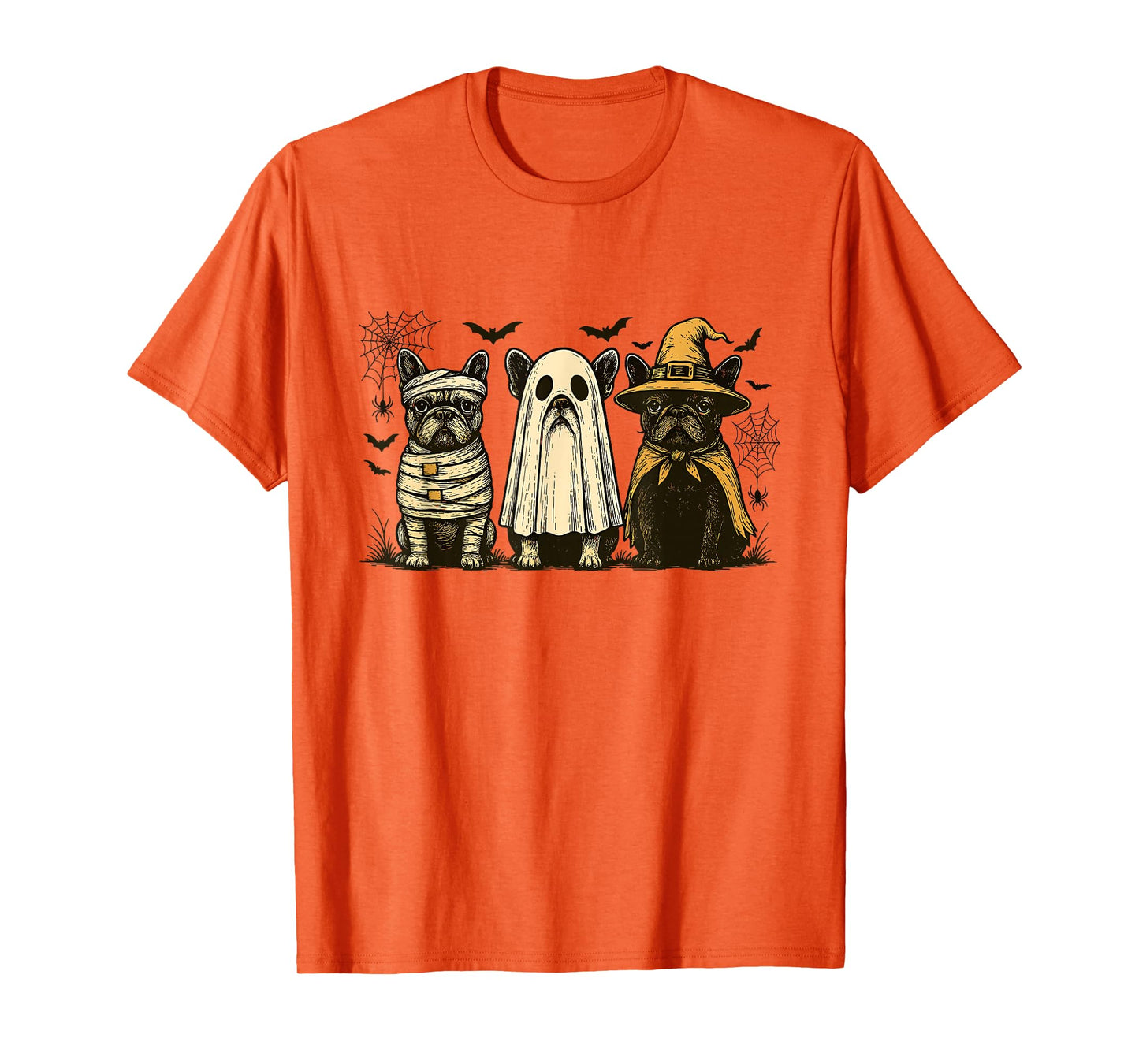 Mummy French Bulldog Halloween French Bulldog Witch Dog Mom T-Shirt