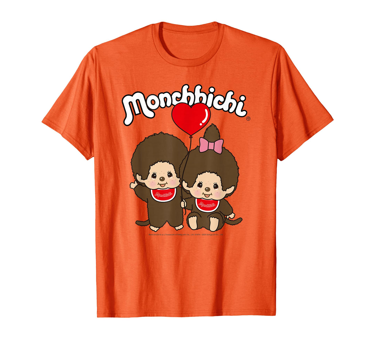 Monchhichi Valentine's Day Cute Little Fluffy Twins T-Shirt