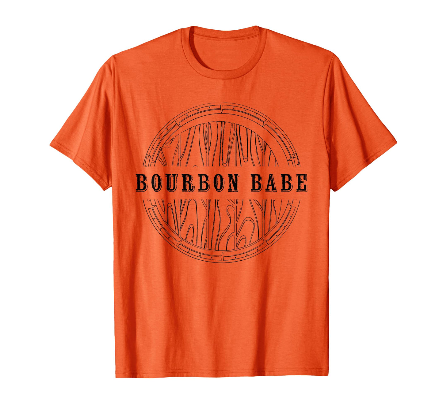 Womens Kentucky Bourbon Babe Whiskey Barrel Country Fan T-Shirt