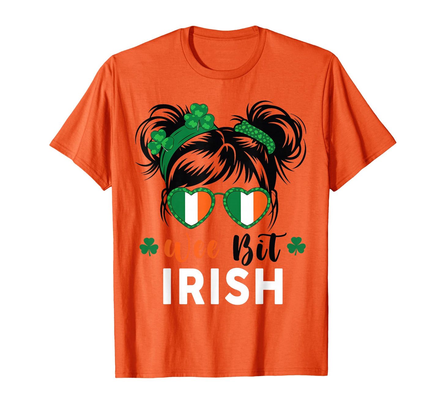 Kids Wee Bit Irish Girl St Patrick's Day Baby Toddler Funny T-Shirt