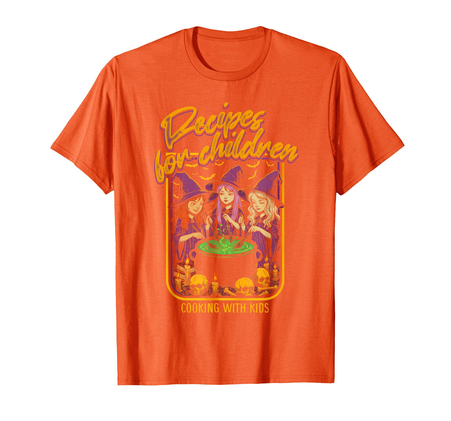 Halloween Vibes Spooky Season Witch Recipes for Children T-Shirt