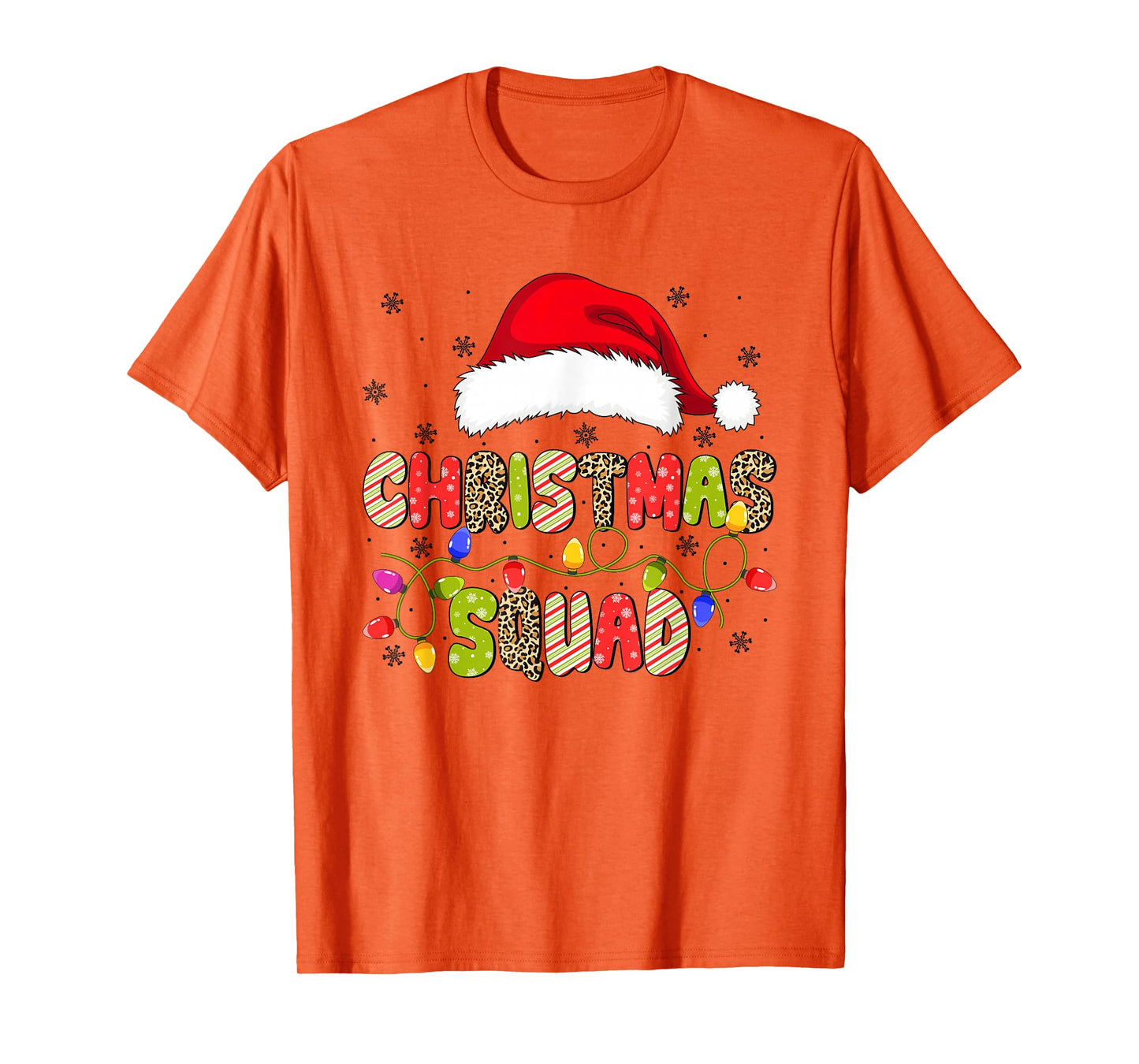Christmas Squad Matching Family Group Santa Xmas Pajamas T-Shirt