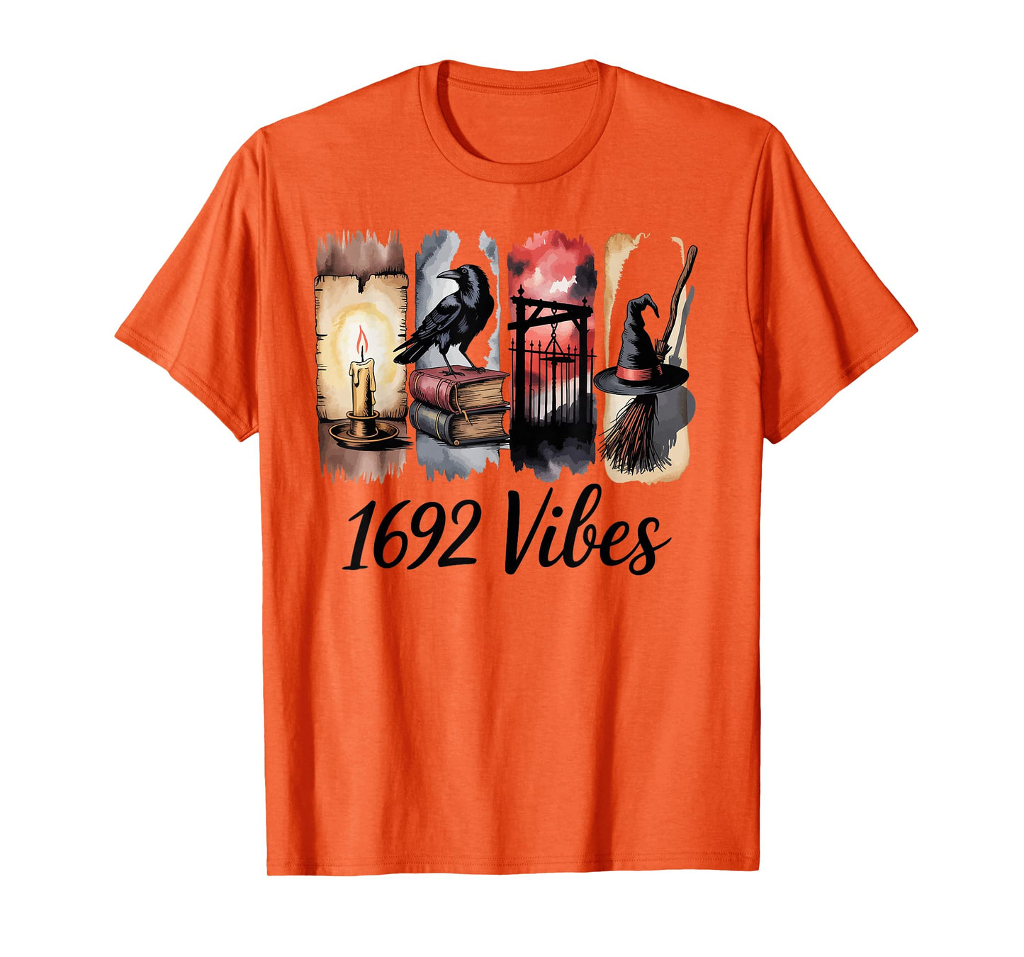 1692 Vibes Salem Witch Trials Historical Gothic T-Shirt