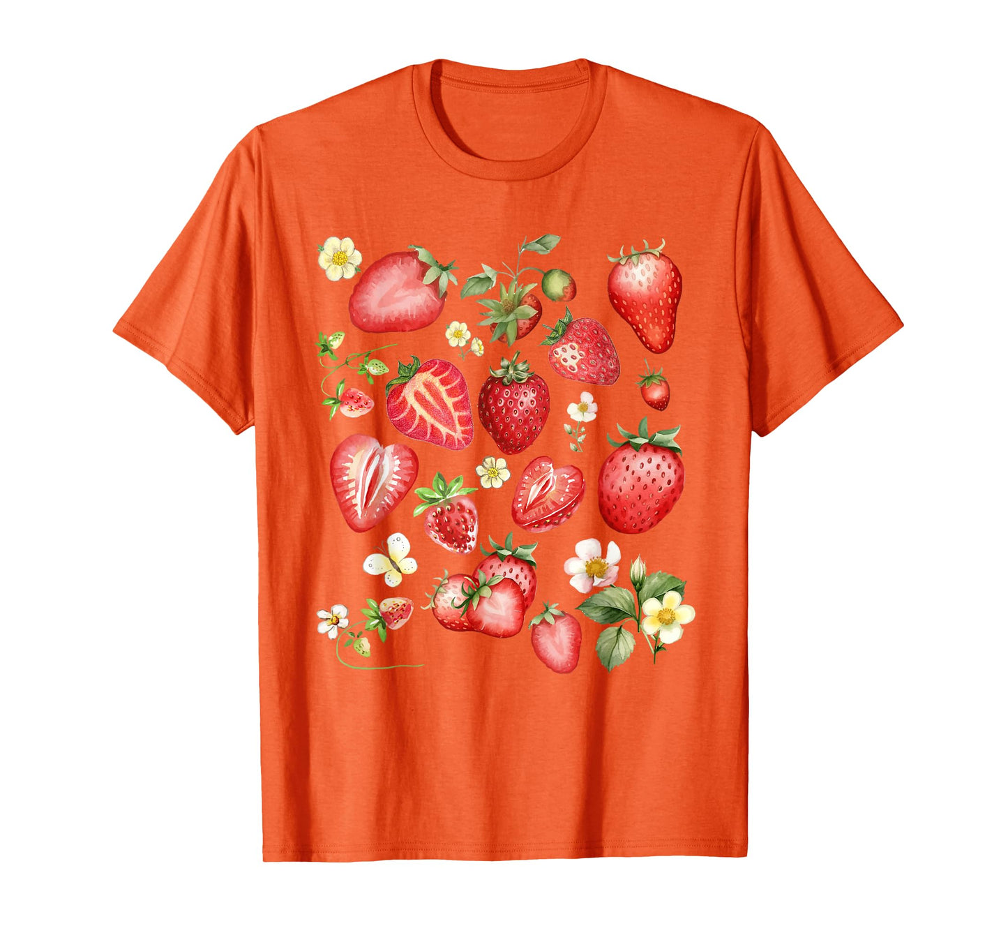 Boho Vintage Strawberry Festival Gift for Berry Fruit Lovers T-Shirt