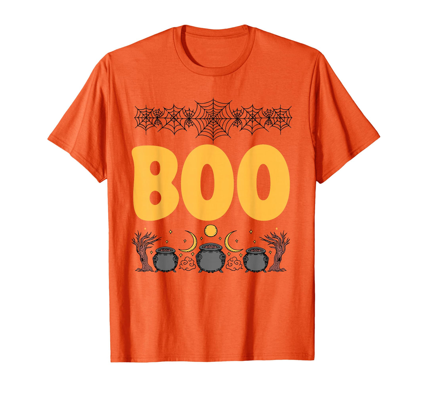 Boo Halloween Spider Witch Trick or Treat Halloween Lover T-Shirt