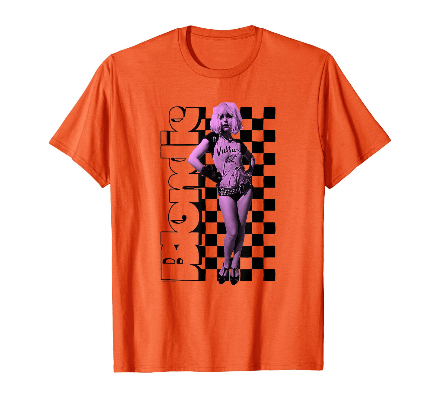 Blondie Checkerboard Portrait Vintage Band T-Shirt