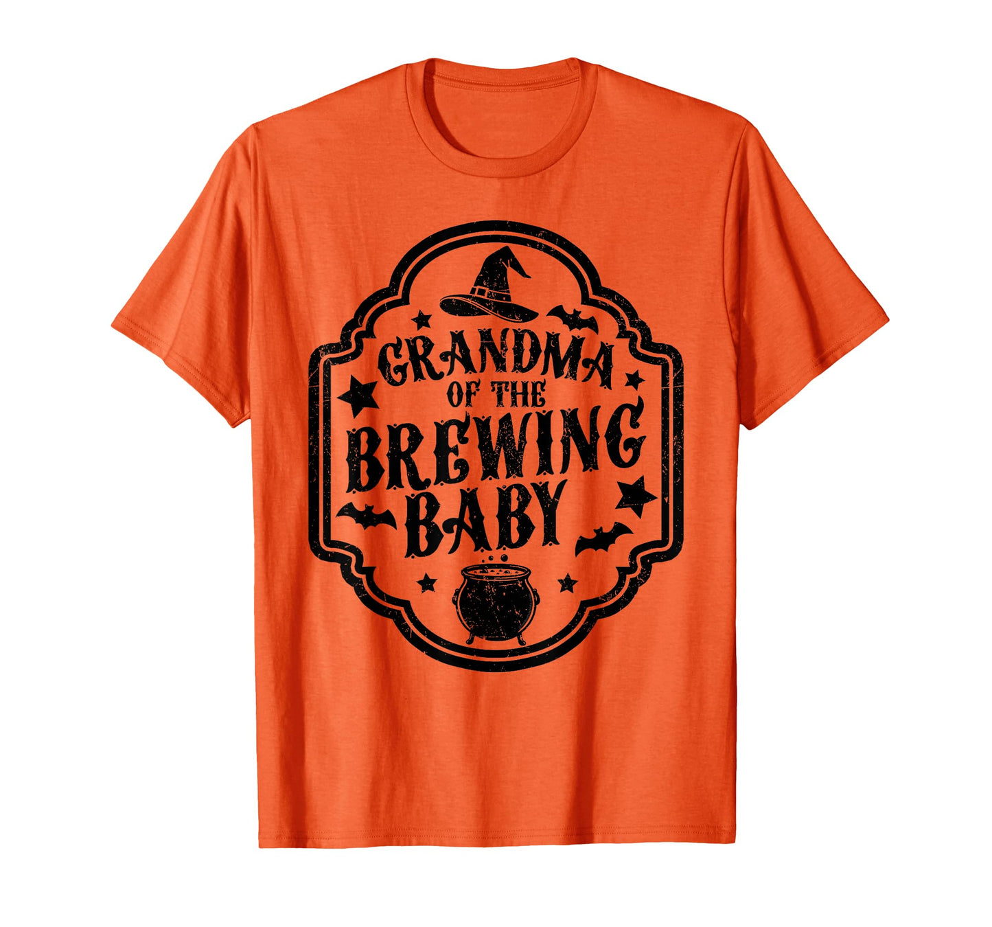 Grandma of The Brewing Baby Halloween Quote T-Shirt