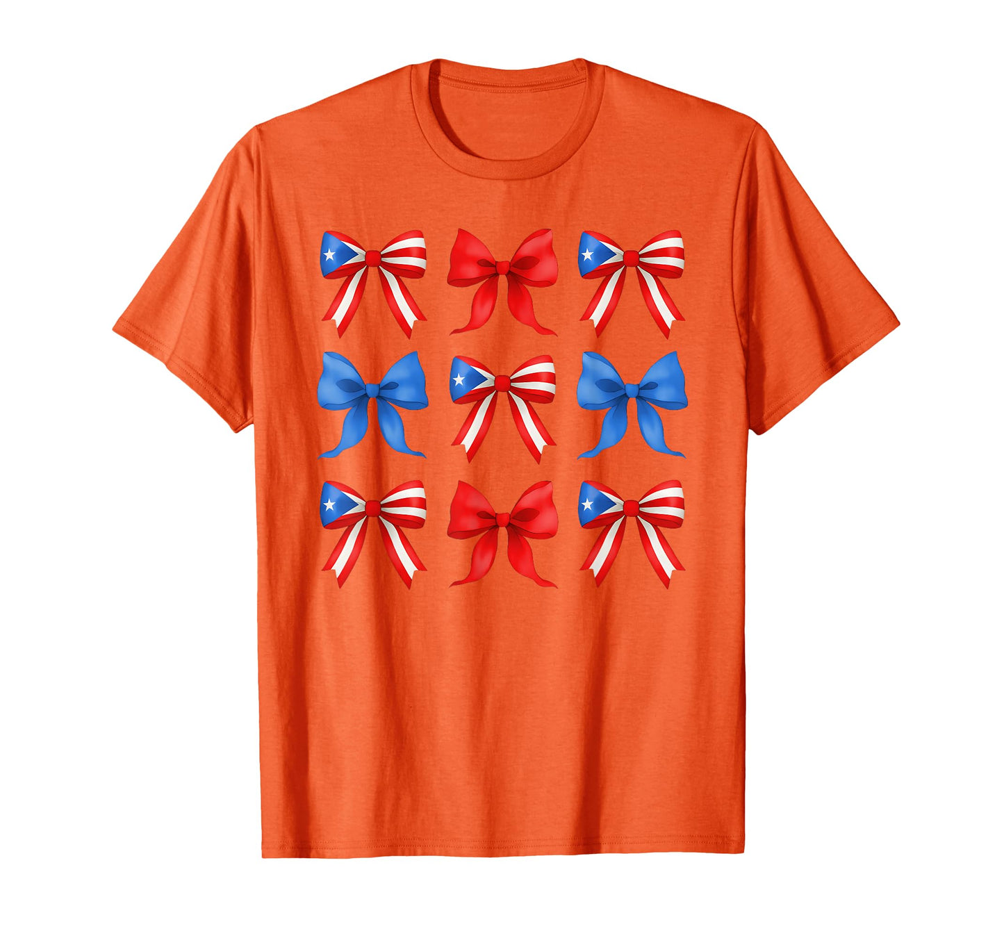 Puerto Rico Coquette Bow Puerto Rico Flag Ribbon Boricua T-Shirt