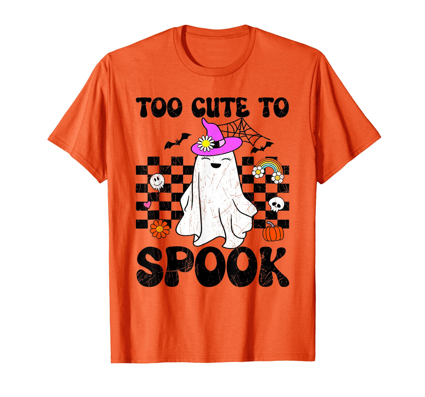 Too Cute to Spook Ghost Halloween T-Shirt