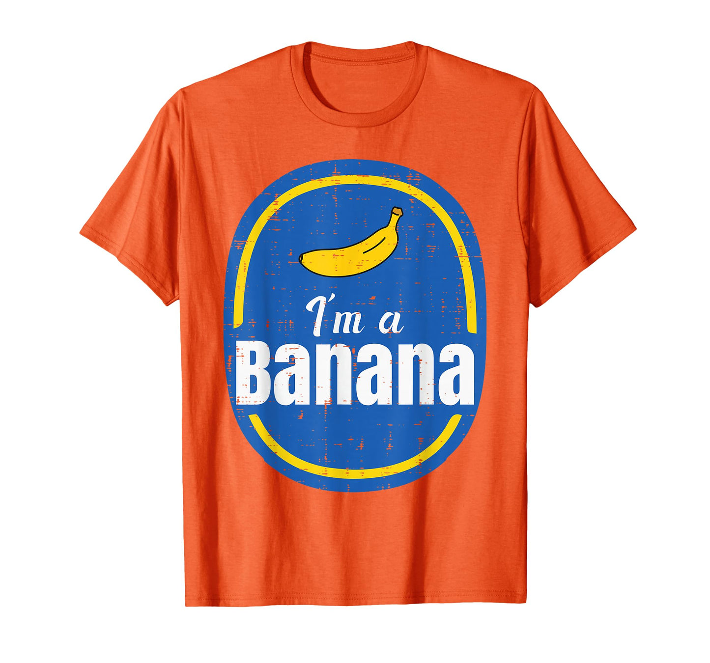 Halloween Im Banana Funny Fruit Food Costume Men Women Kids T-Shirt