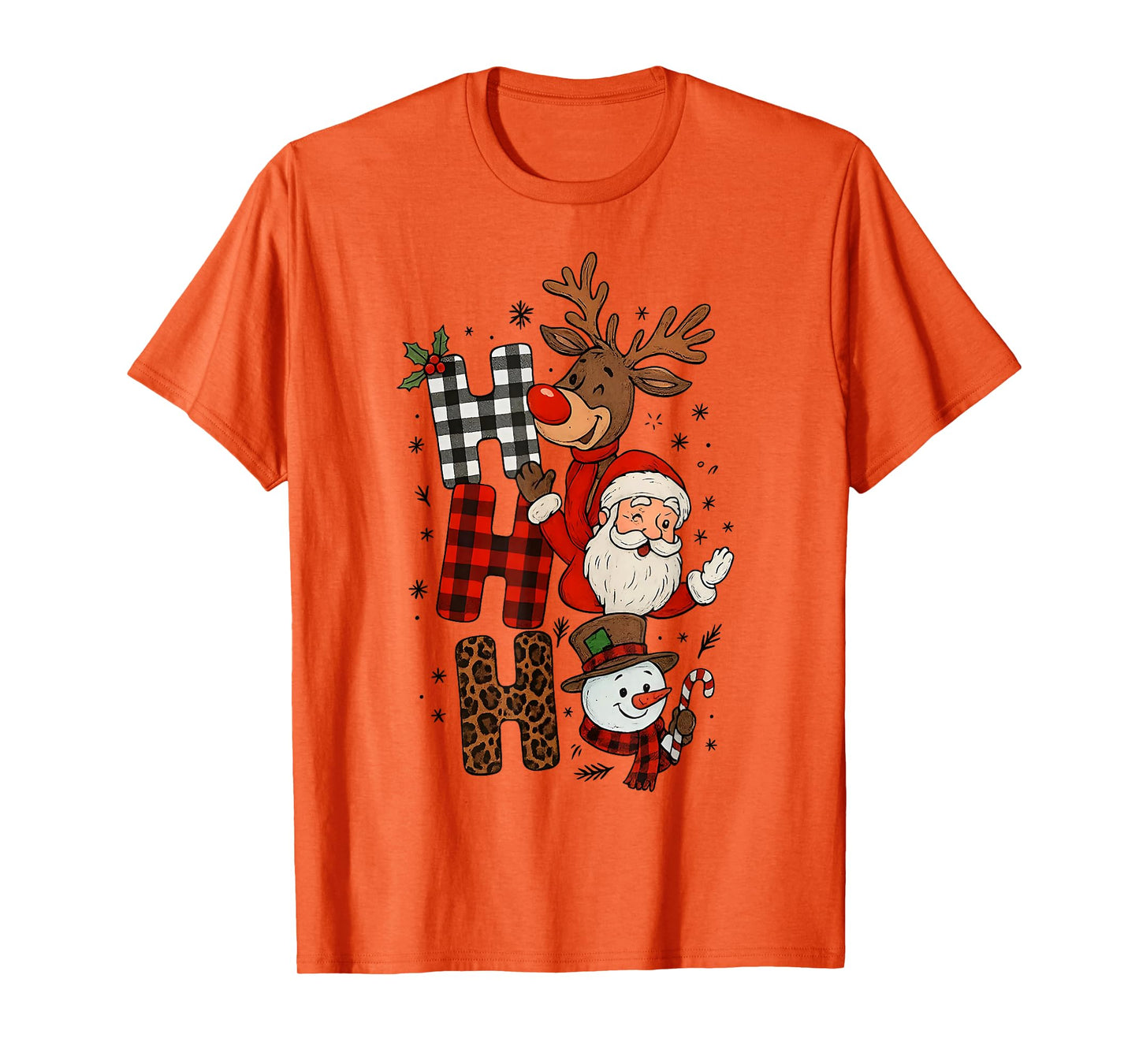 Ho Ho Ho Christmas Pajama for Kids Men Women Xmas Funny T-Shirt