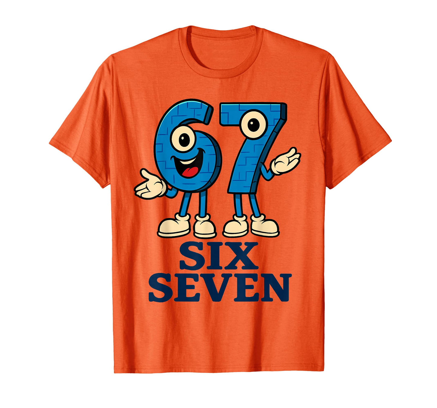 67 Six Seven 6-7 - Funny Italian Brainrot Kids Gaming Meme T-Shirt