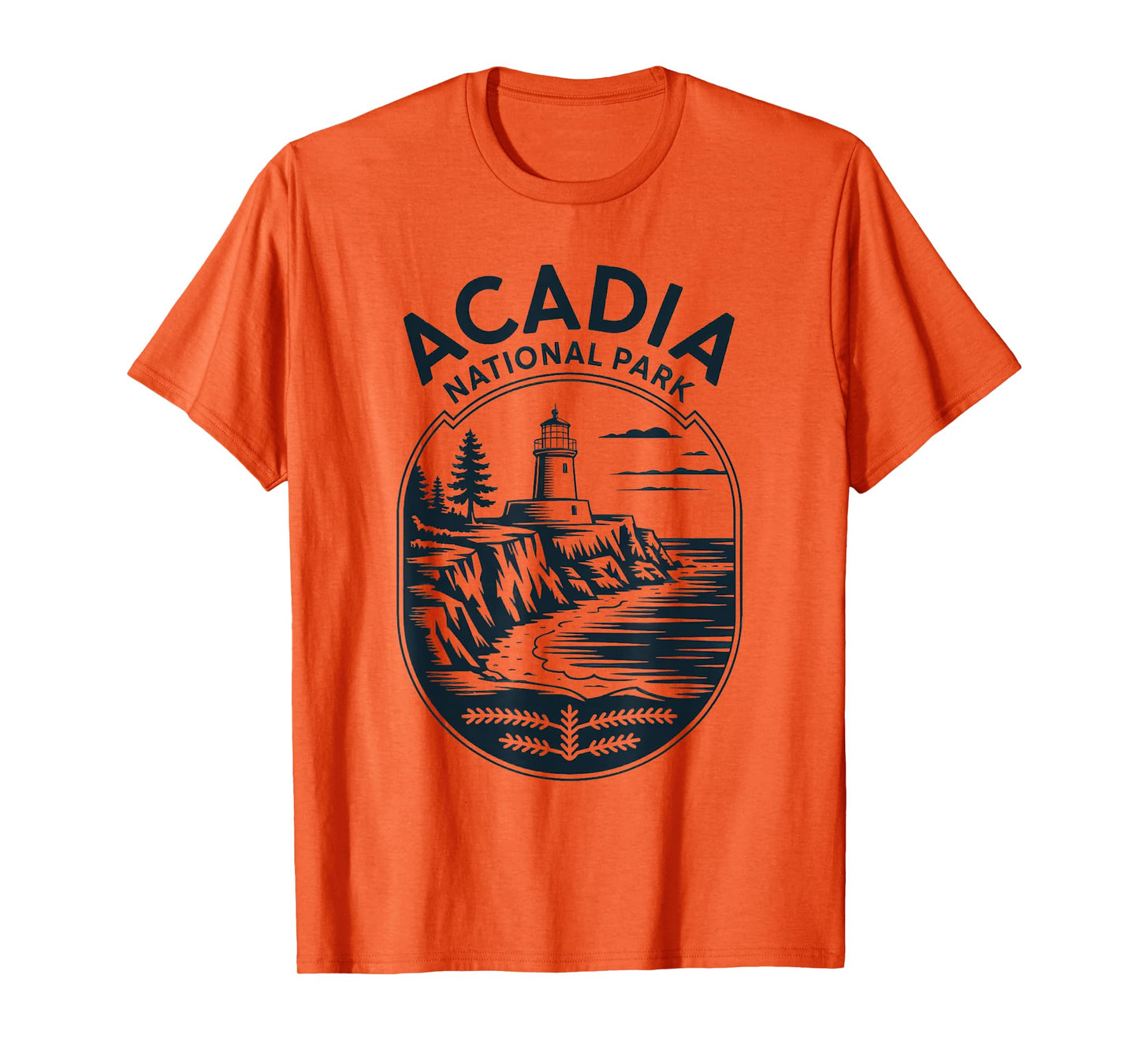 Acadia National Park Retro Camping Hiking US National Park T-Shirt