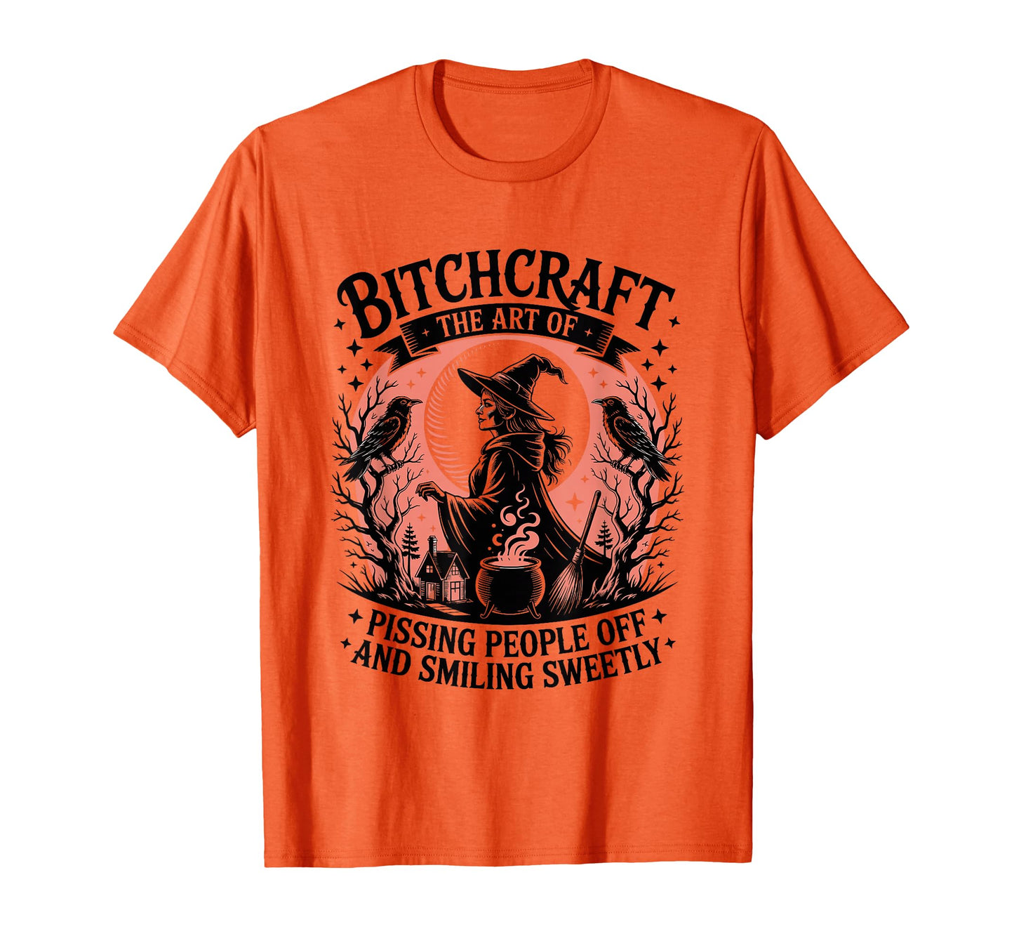 Bitchcraft Funny Witch Halloween T-Shirt