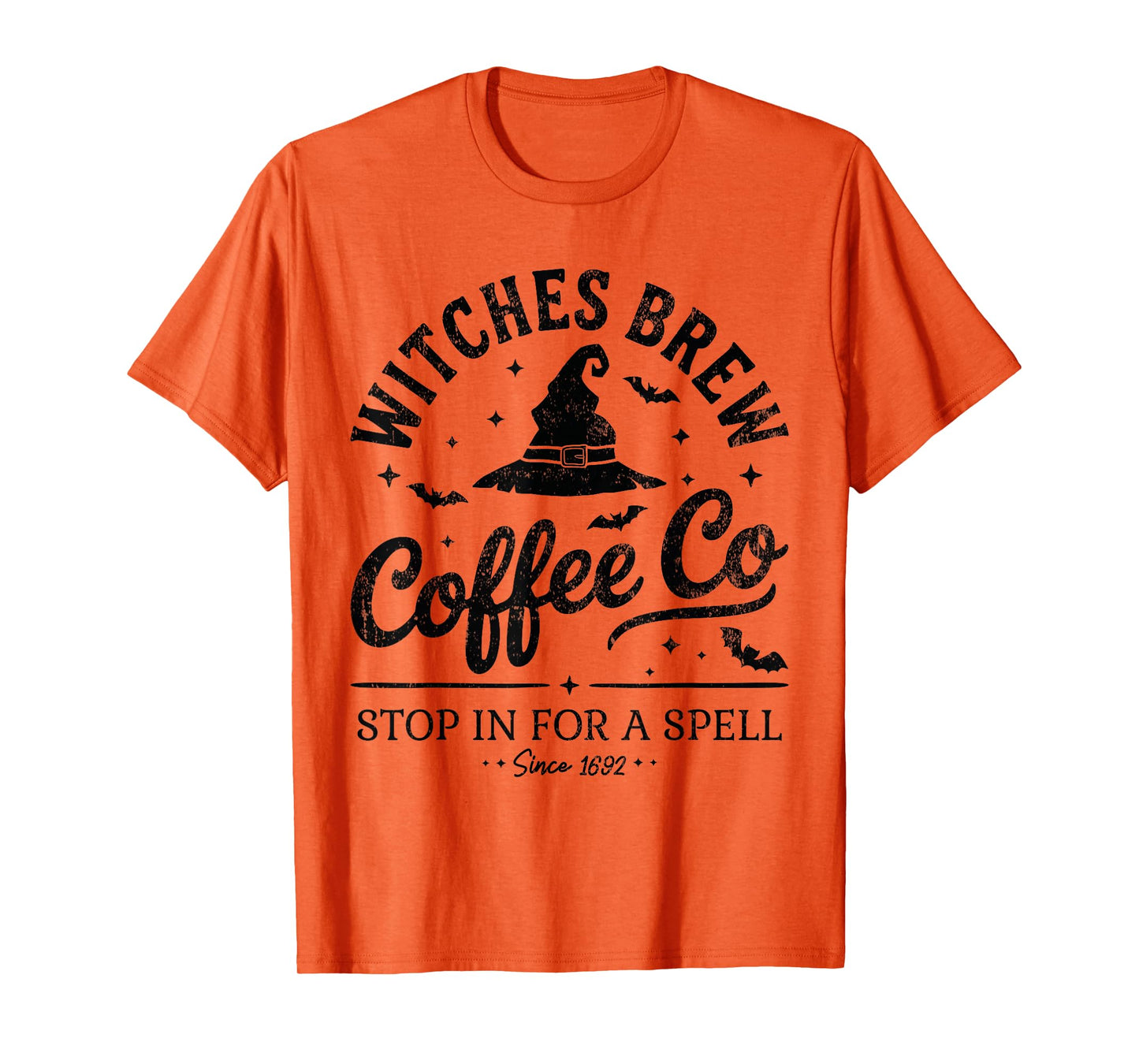 Witches Brew Coffee Co. Est 1692 Vintage The Halloween T-Shirt