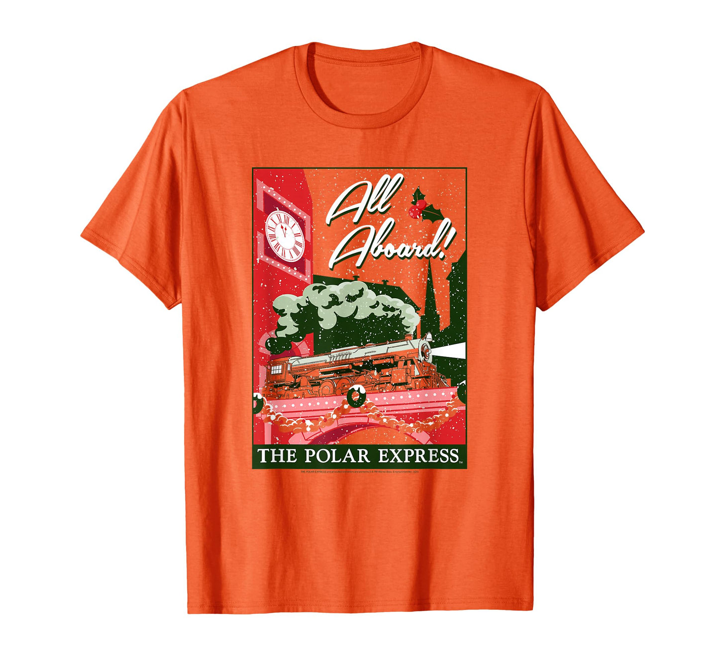 Polar Express Vintage Postcard Retro Christmas Holiday T-Shirt