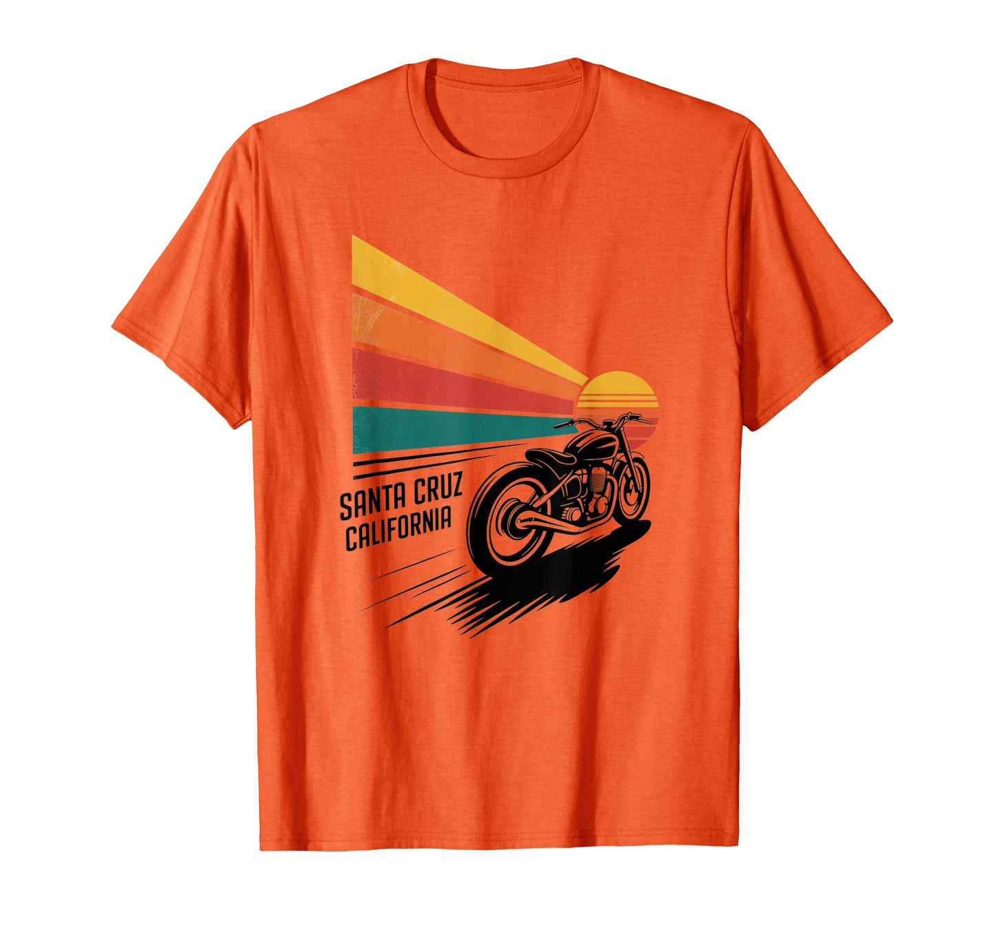 Vintage Motorcycle Outfit | Santa Cruz Retro Bike T-Shirt