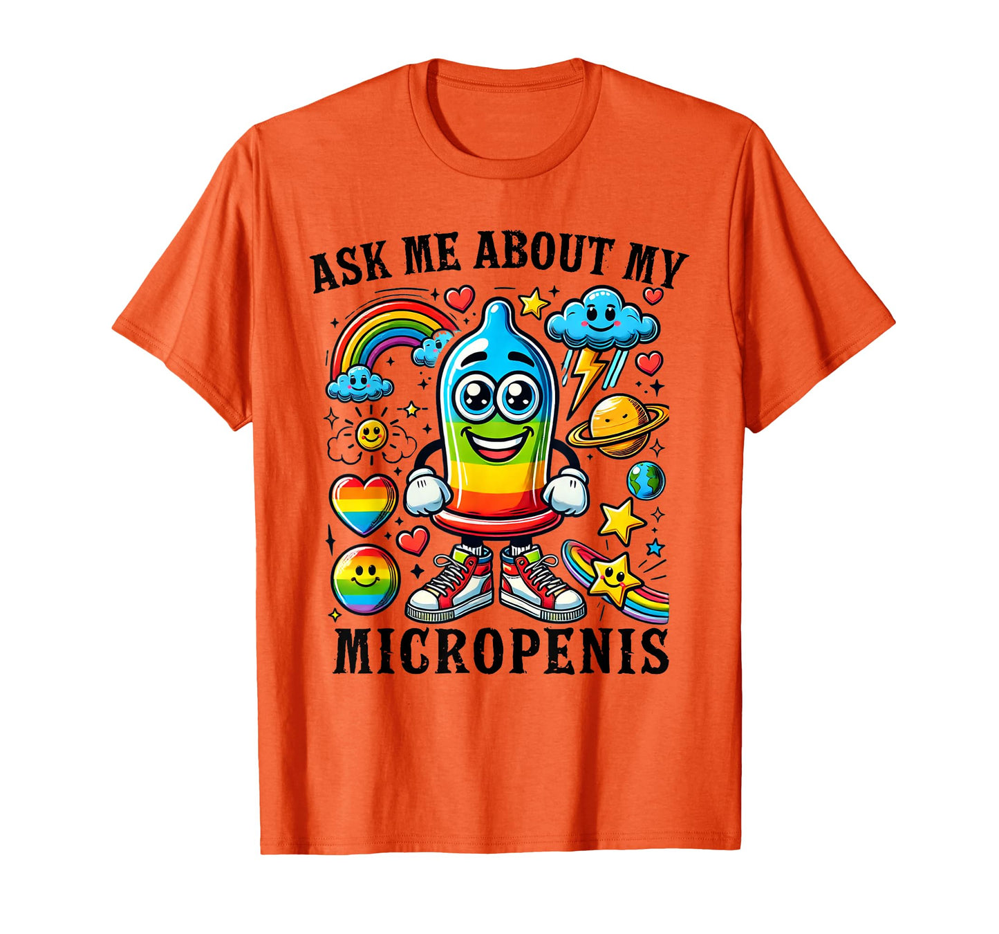 Ask Me About My Micropenis Funny Inappropriate Adult Humor T-Shirt