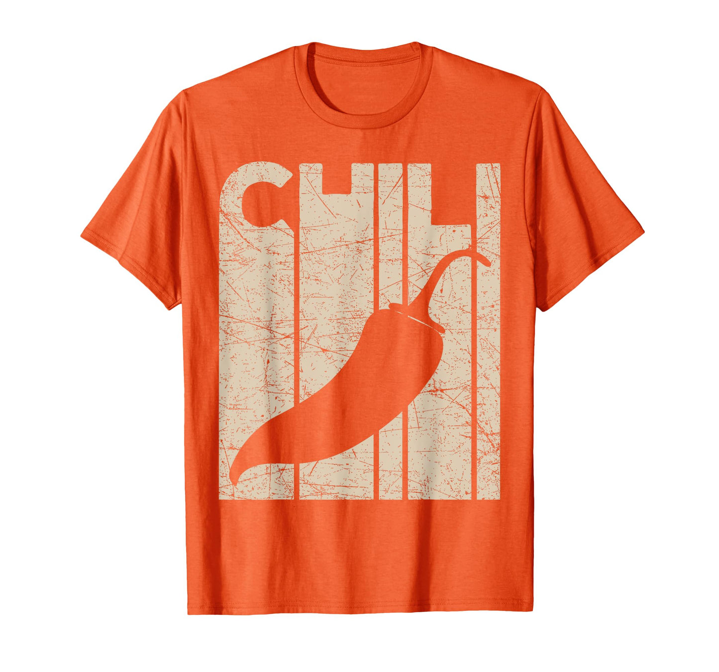 Chili Pepper Vintage Spicy Food Lover Retro Foodie T-Shirt