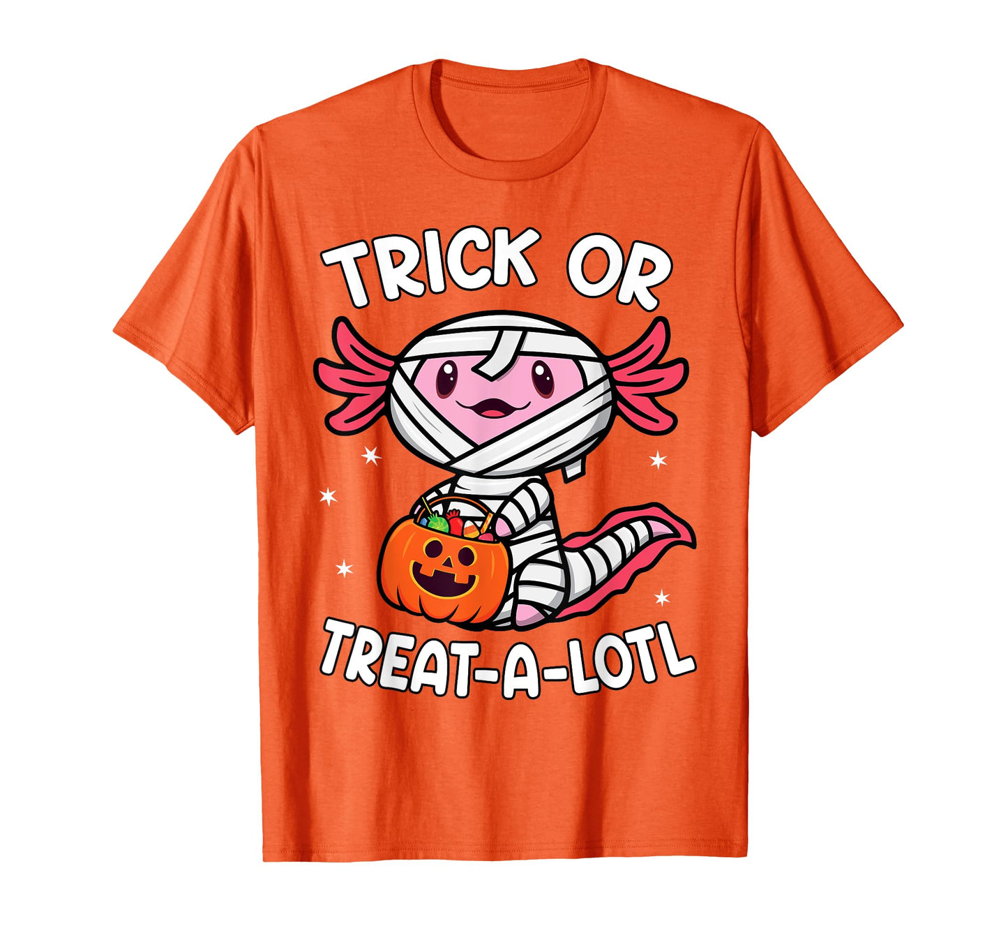 Trick or Treat A Lotl Axolotl Halloween Costume Toddler Kids T-Shirt