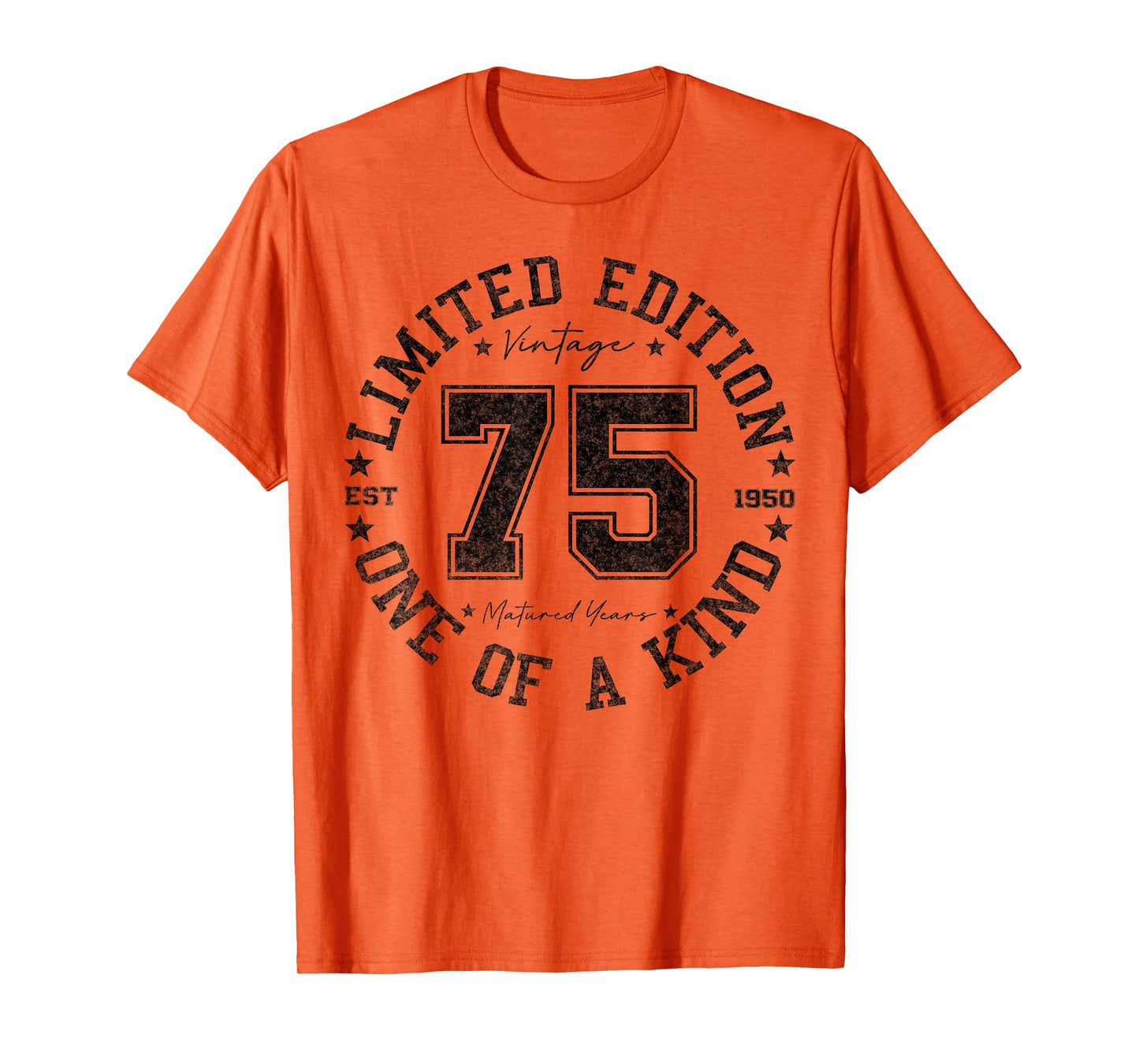 75 Year Old Gifts Vintage 1950 Limited Edition 75th Birthday T-Shirt