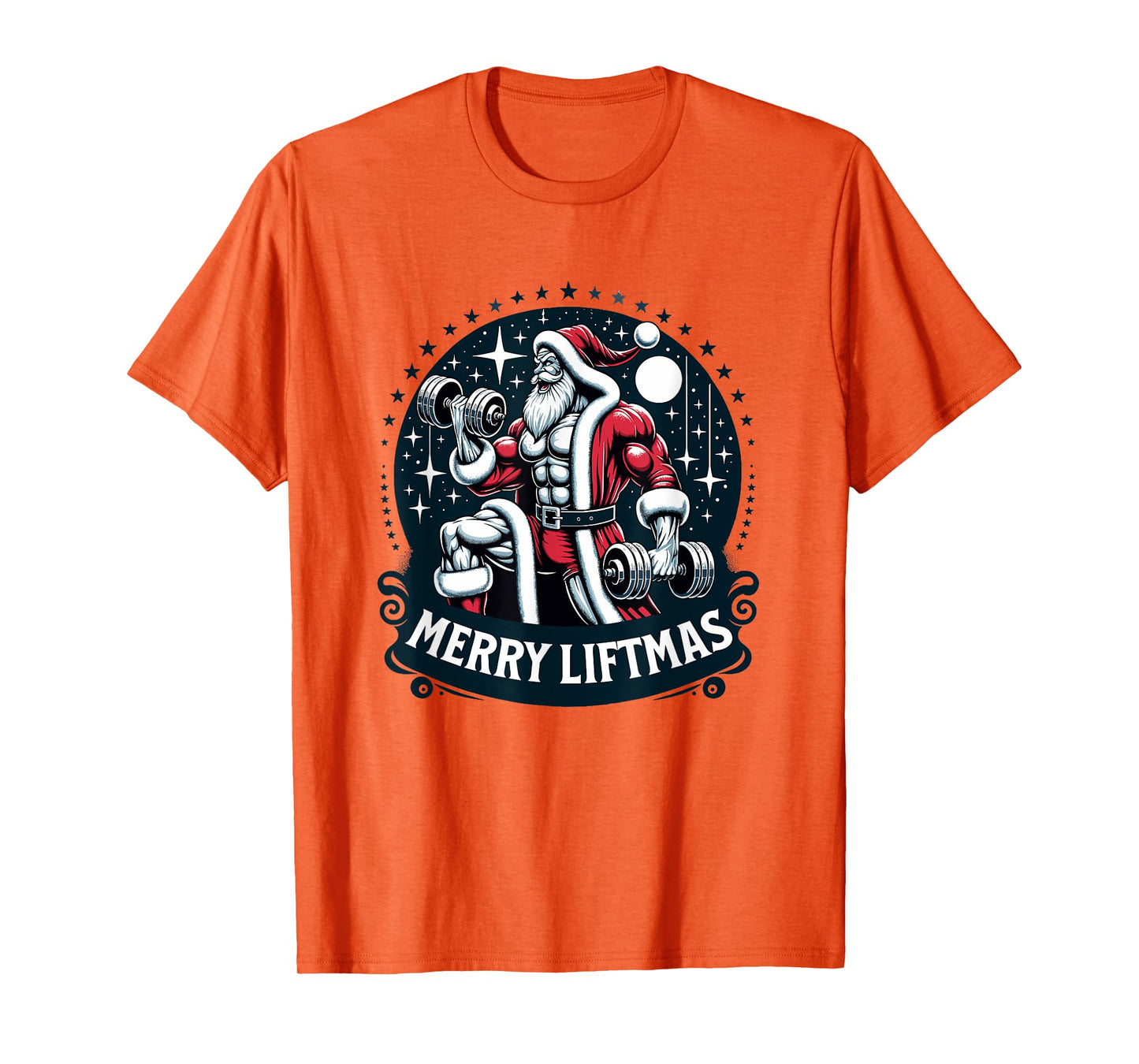 Swole Santa's Merry Liftmas, Buff Santa's T-Shirt