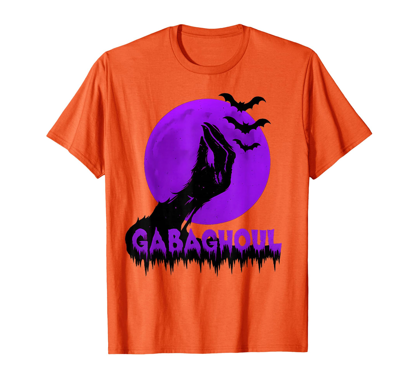 Gabaghoul Funny Hand Moon Italian Joke Halloween Men Women T-Shirt