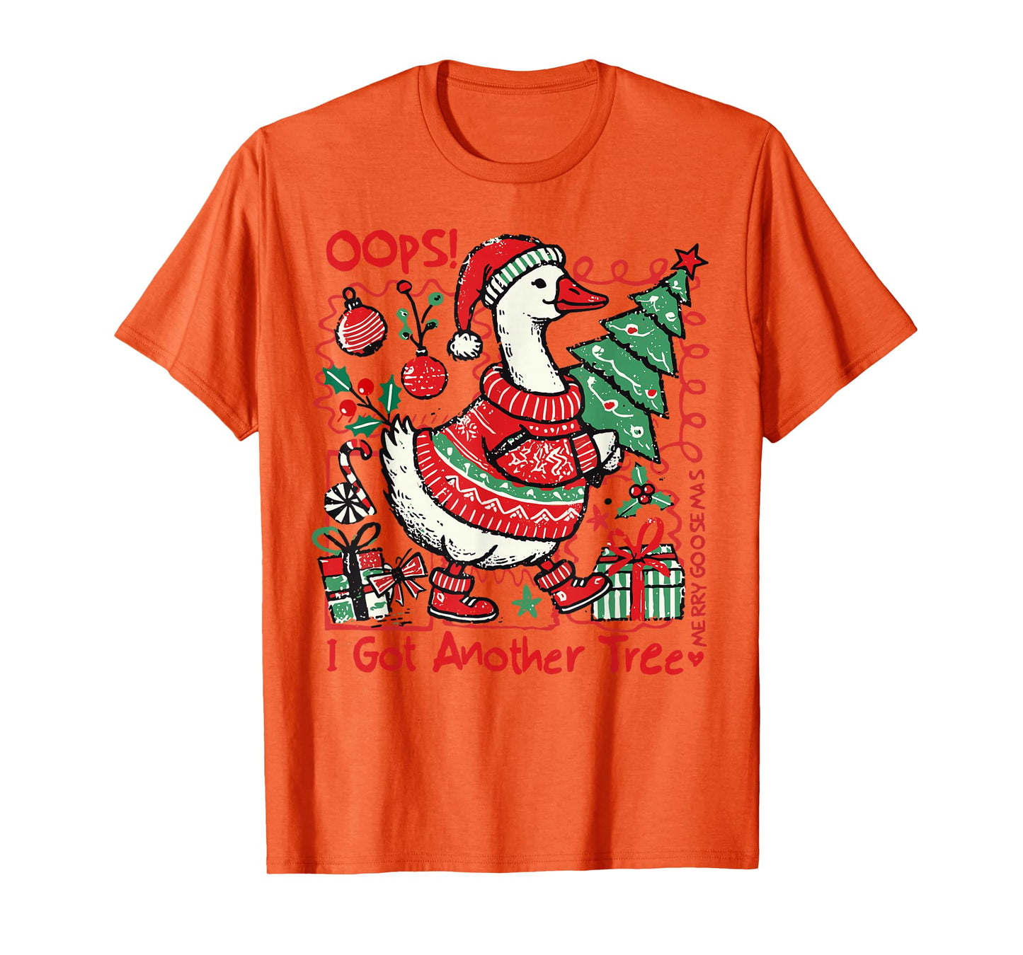 I Bought Another Vintage Tree Merry Goosemas Christmas Tree T-Shirt