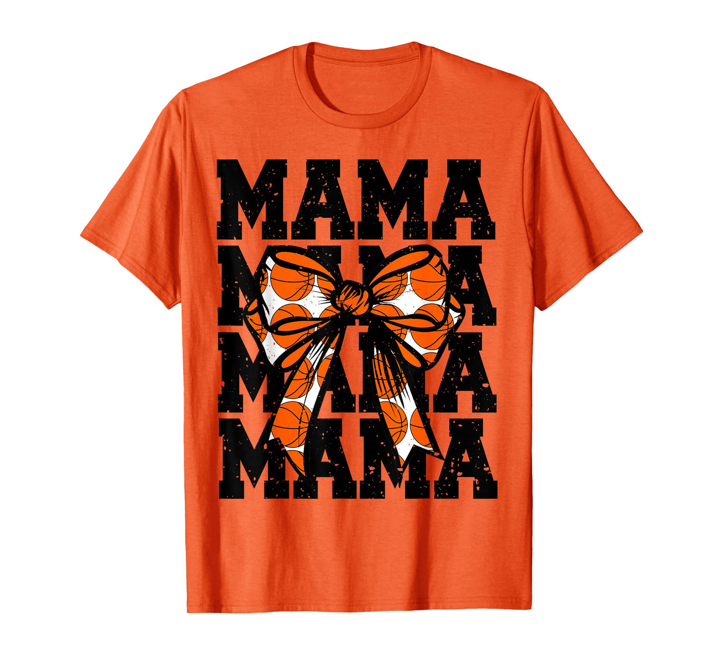 Basketball Mom Player Coquette Bow Game Day Team Lover Mama T-Shirt