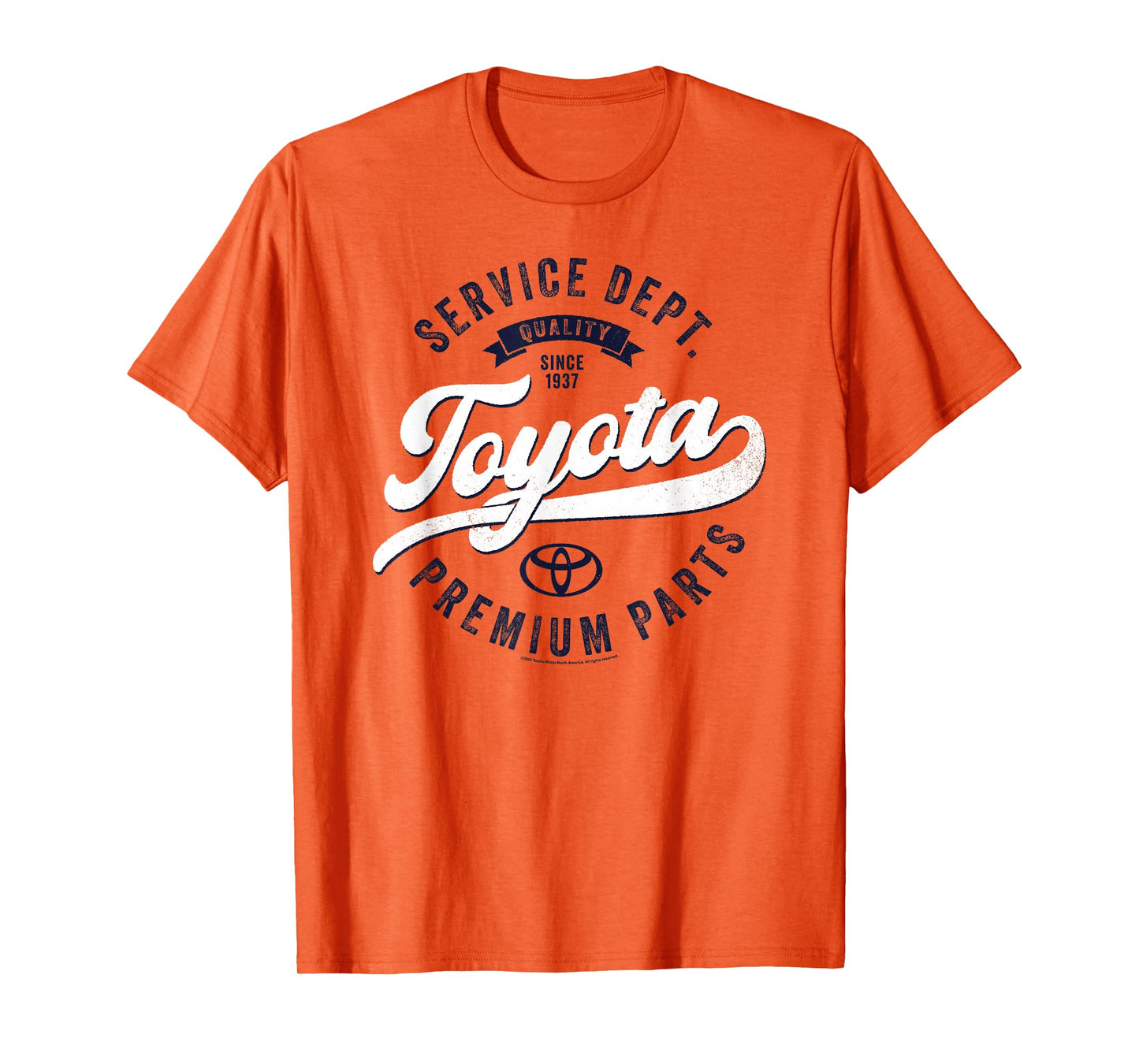 Toyota Service Dept Quality Since 1937 Distressed Retro Logo T-Shirt