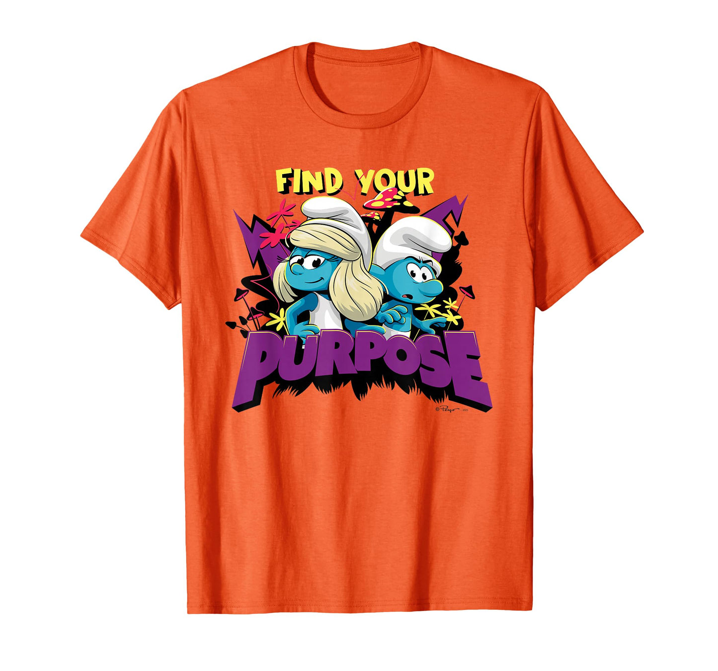 The Smurfs Movie Find Your Purpose Smurfette T-Shirt