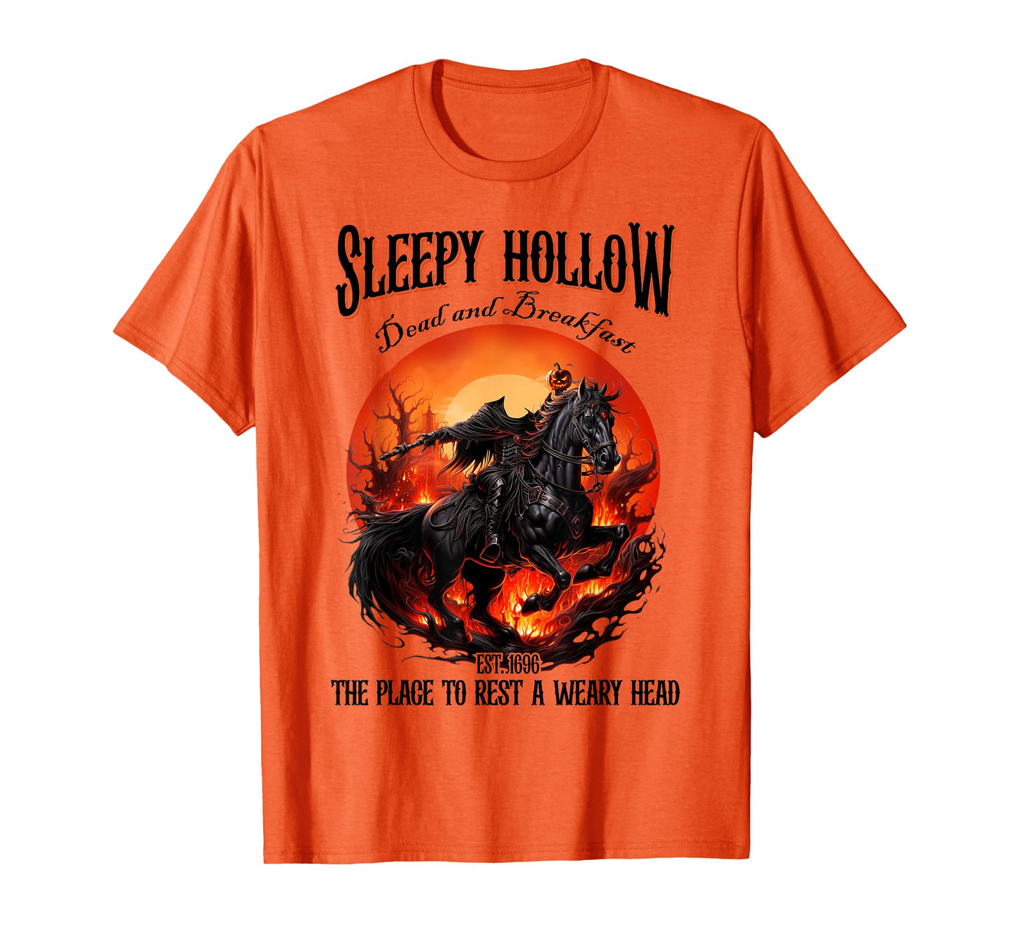 Sleepy Hollow Retro Vintage Headless Horseman Halloween T-Shirt