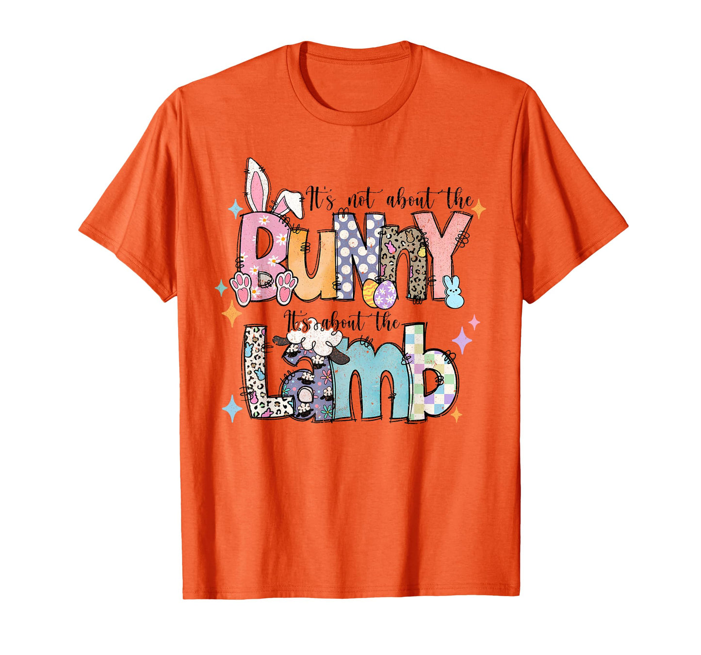 It's Not About The Bunny Christian Jesus Lamb Bible Easter T-Shirt
