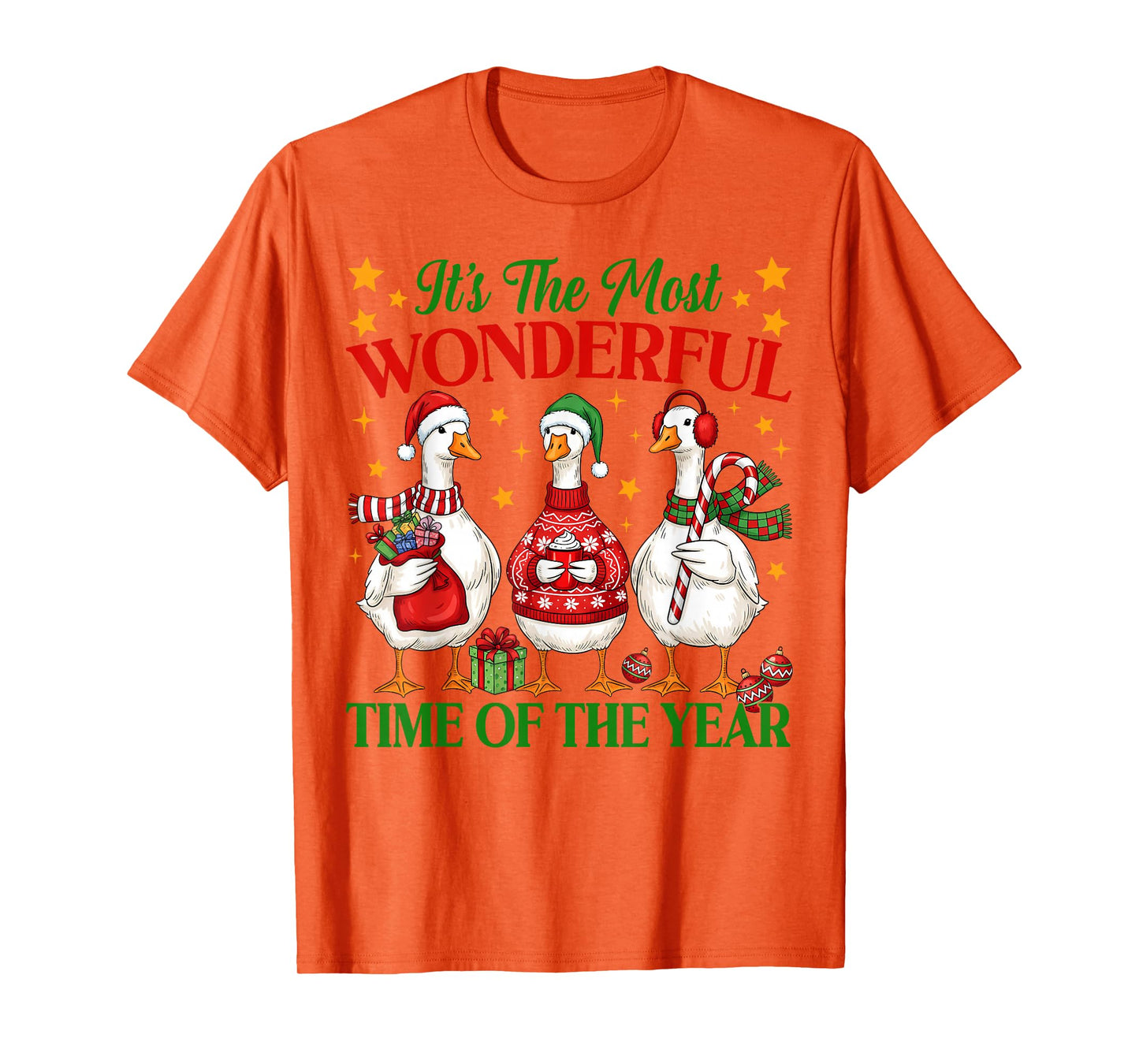It's The Most Wonderful Time of The Year Christmas Goose T-Shirt