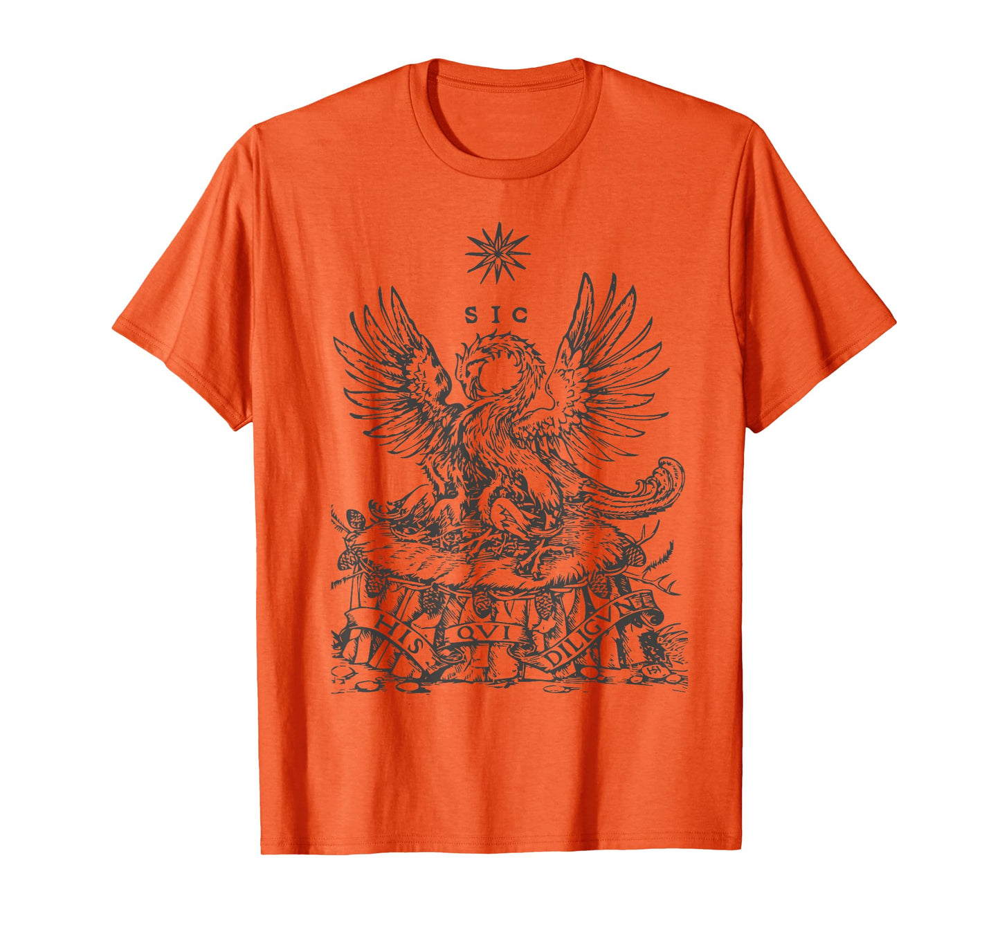 Pelican Traditional Latin Mass Catholic Symbols Woodcut T-Shirt