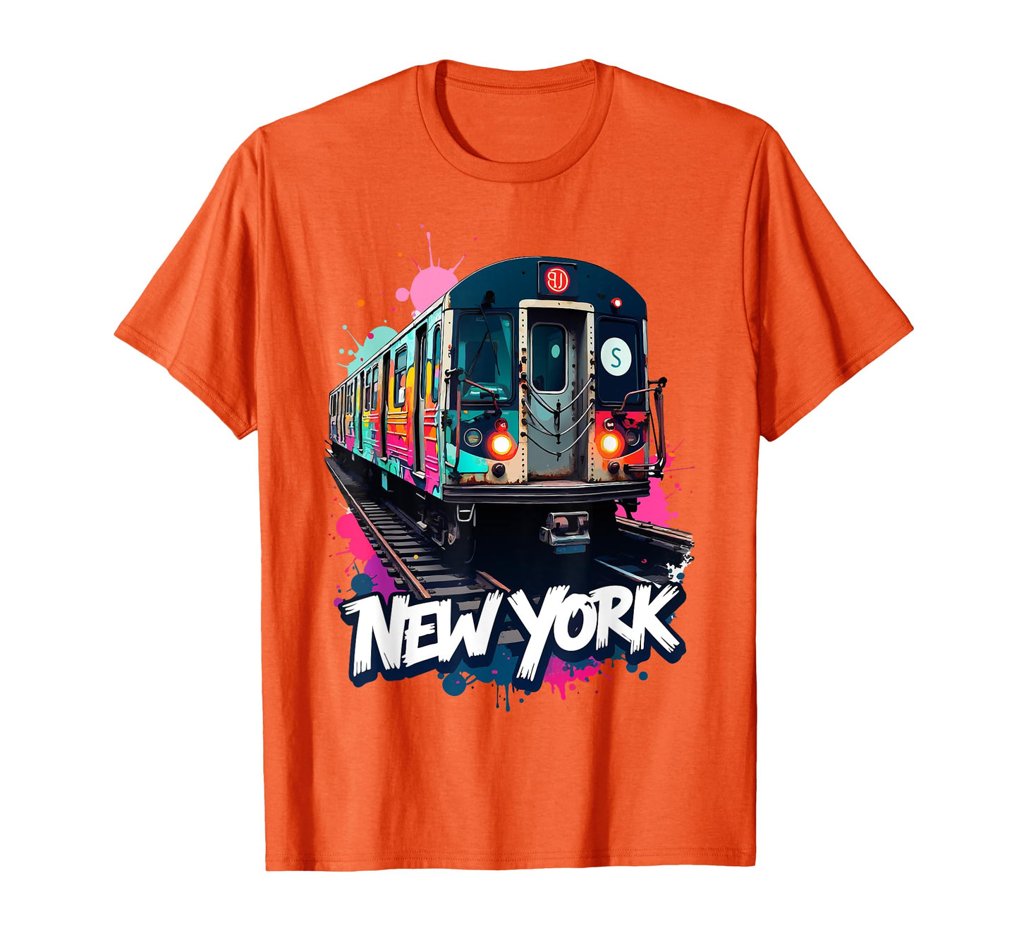 Vintage NYC Graffiti Subway Style with 1980s City Vibe T-Shirt