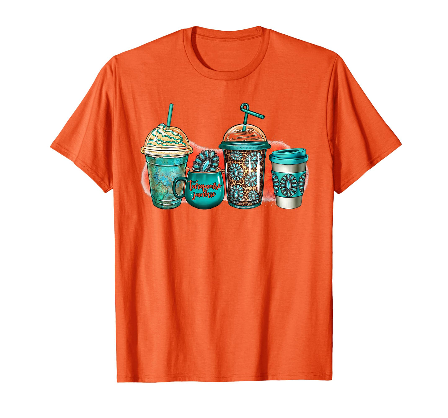 Turquoise Junkie Coffee Cups Western Gemstone Rodeo Coffee T-Shirt