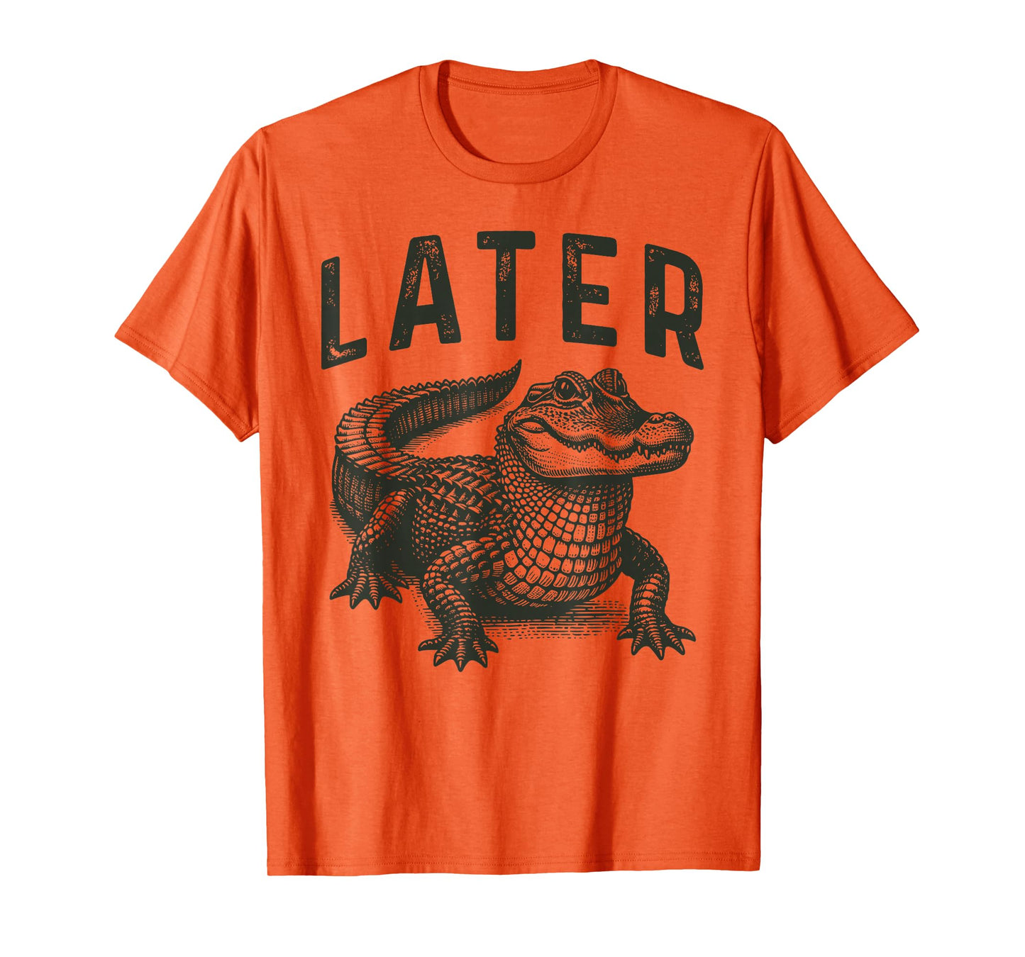 Funny Alligator Crocodile Pun for Men & Women Later Gator T-Shirt